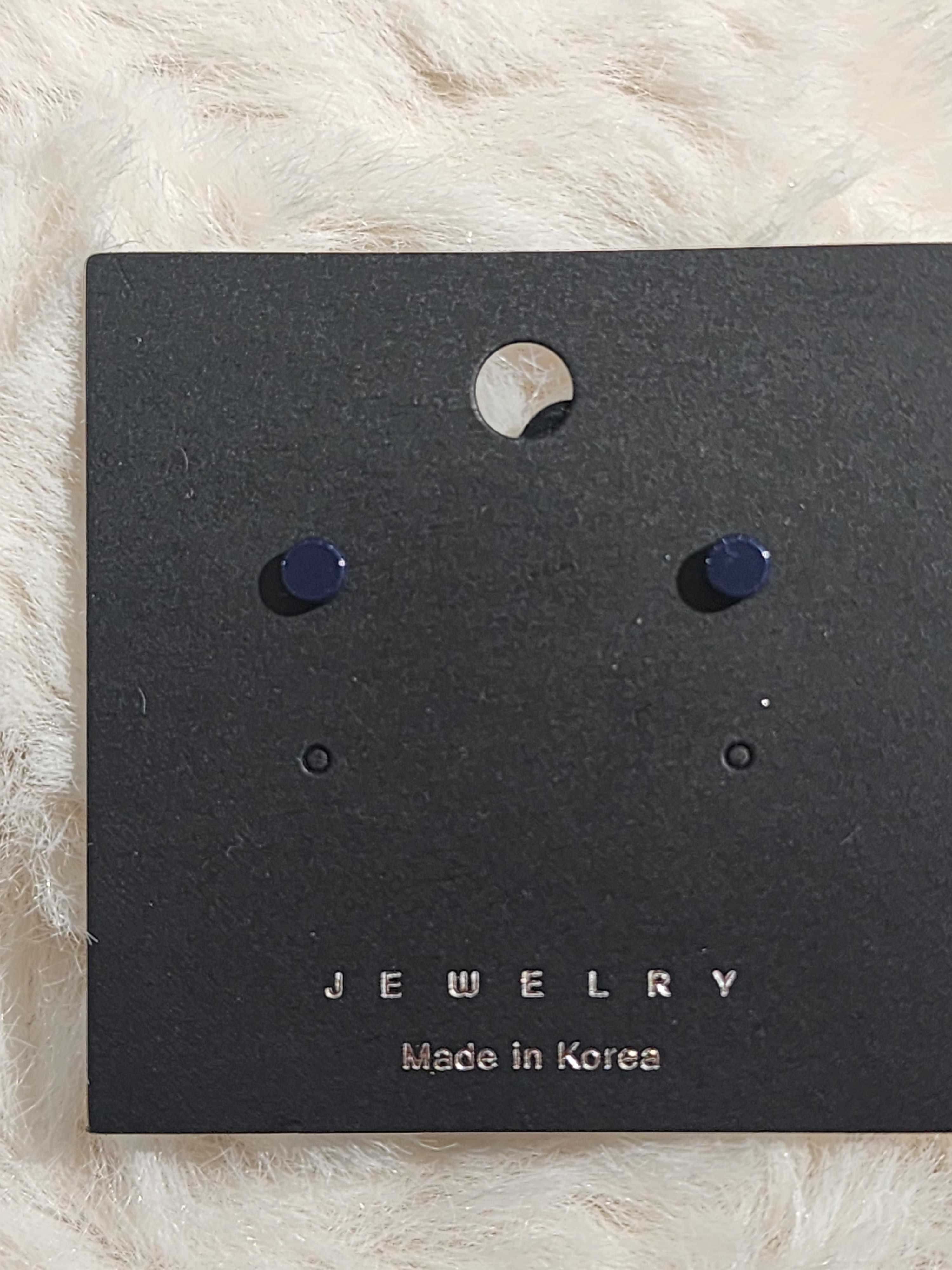 Ocr Mini Flat Circle Stud Earrings