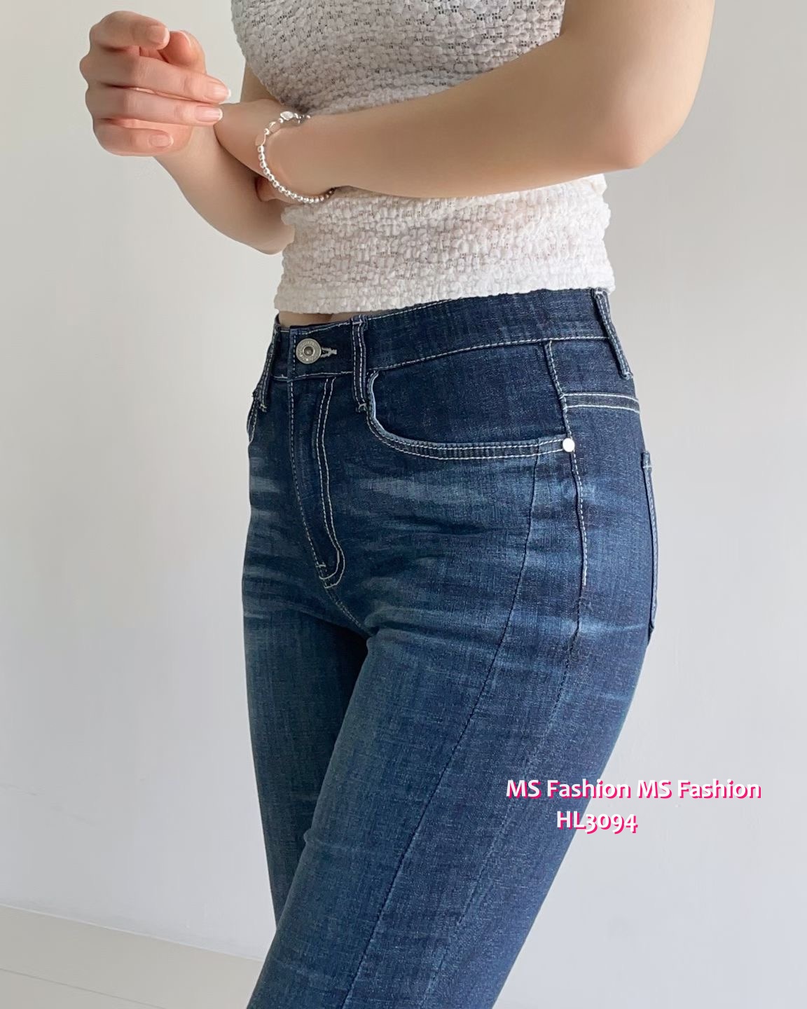 HL3094 韓國🌼Howluk深藍slimcut牛