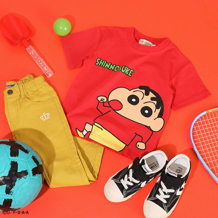 🇯🇵預訂 日本直送🇯🇵Babydoll x蠟筆小新系列人物前後大印花短袖T恤