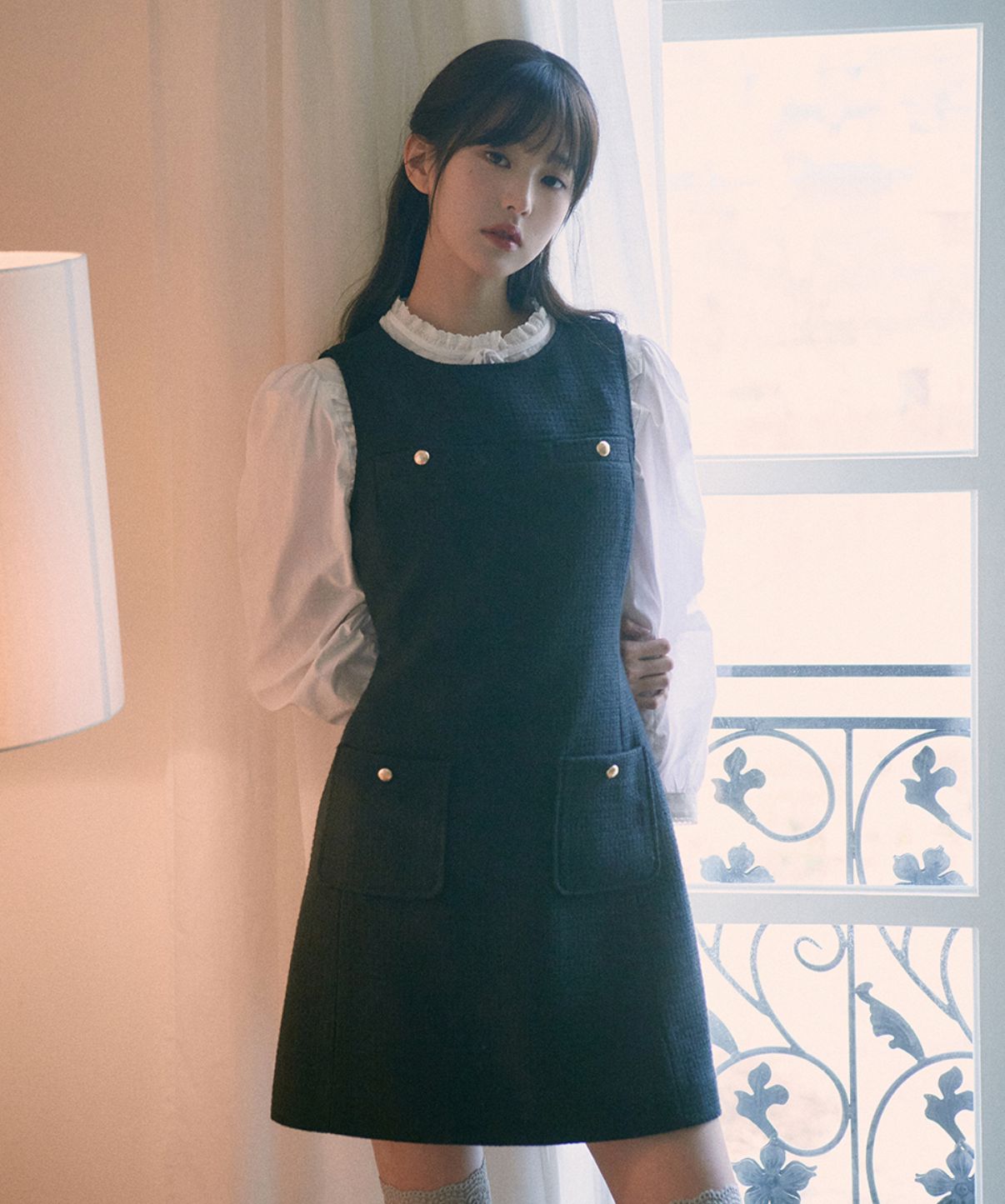 🎀Rolarola 🎀 ROLA RIBBON MINI ONE-PIECE LIGHT BLUE 獨家折扣優惠 size: free Light blue 28/3截單