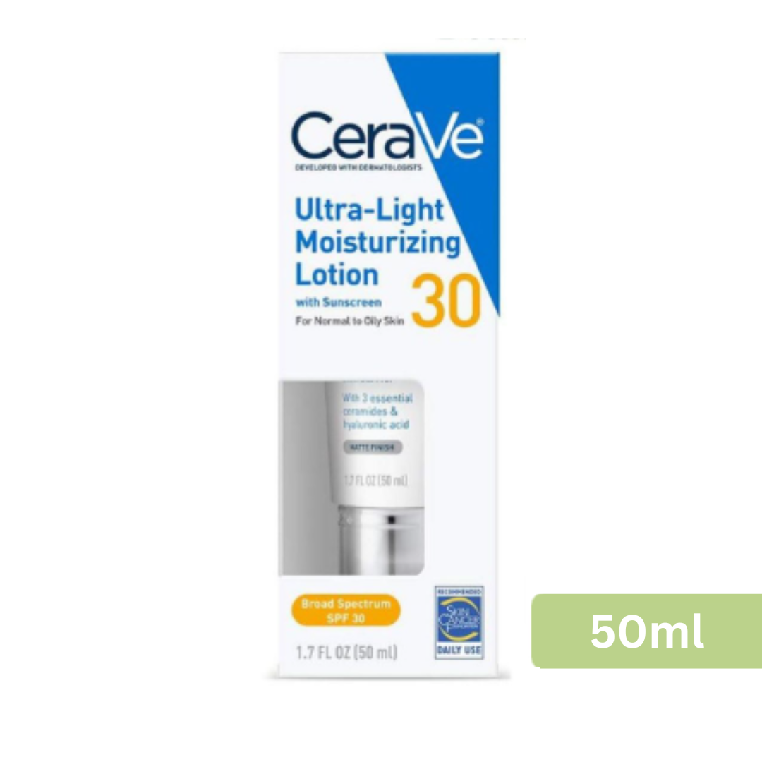 CeraVe - 輕盈保濕防曬乳液 SPF30, 油性皮膚也適合 (平行進口) (新舊包裝隨機發貨)