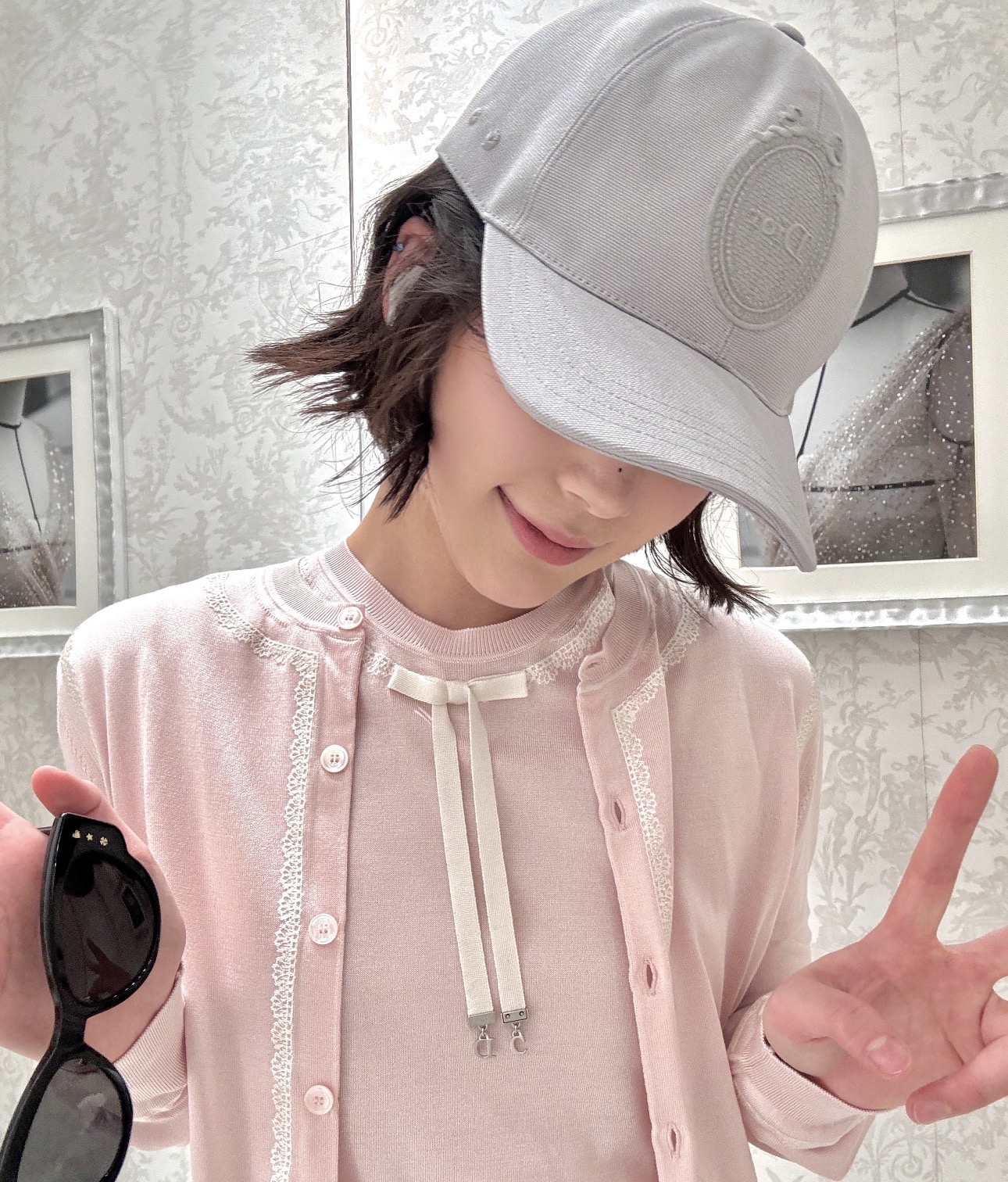 夏天必備 🔆 Dior新款 灰色 D-Player Cap Size 57/58