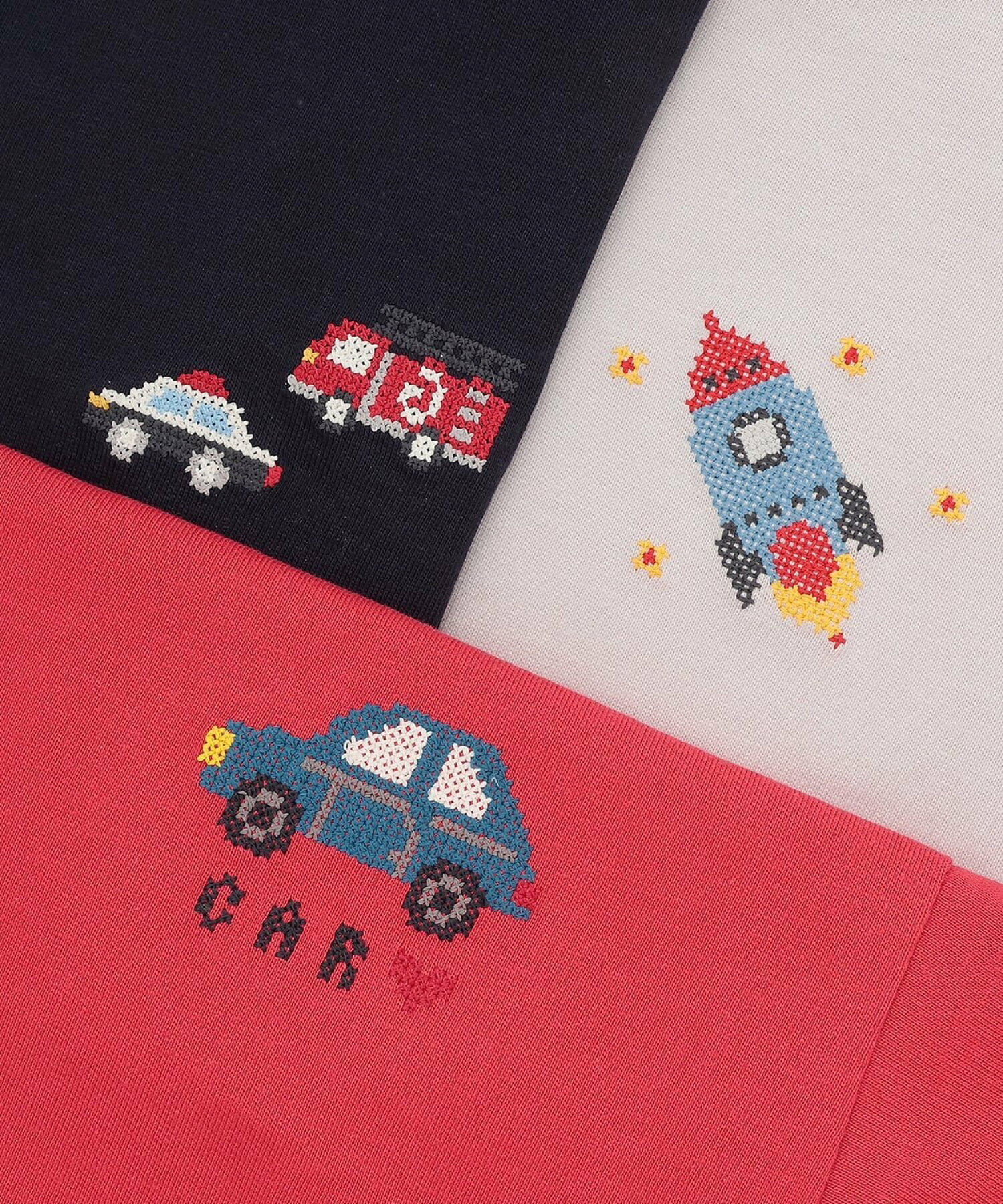 🆕【⭐訂購⭐】🌀 🇯🇵 日本直送🇯🇵 食品防污加工 波點刺繡 短袖T恤［7款選］🌀 [ELEA-0215][260624]