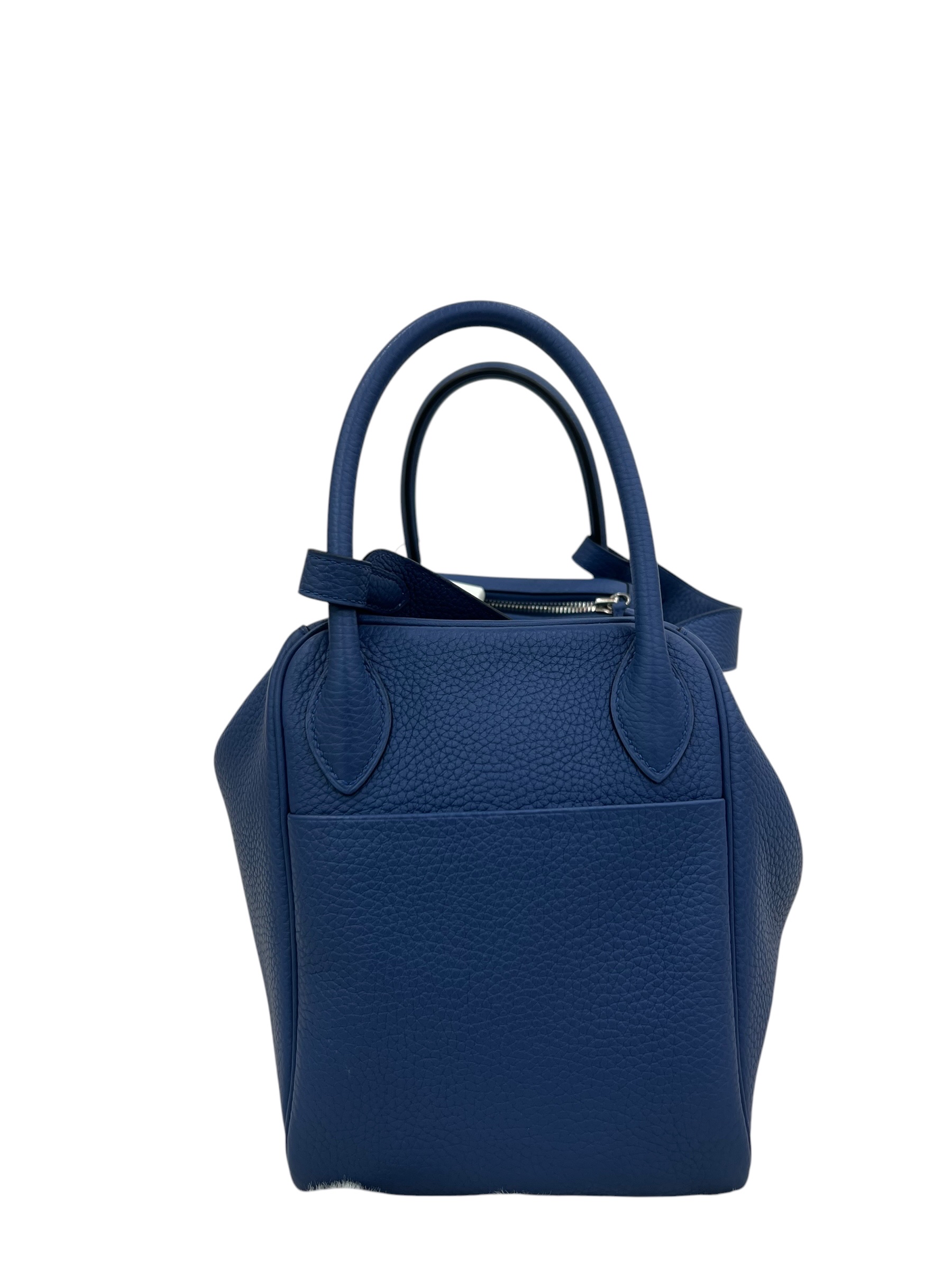 Pre-Owned HERMÉS Lindy 30 瑪瑙藍Stamp X / Product Code: 070851