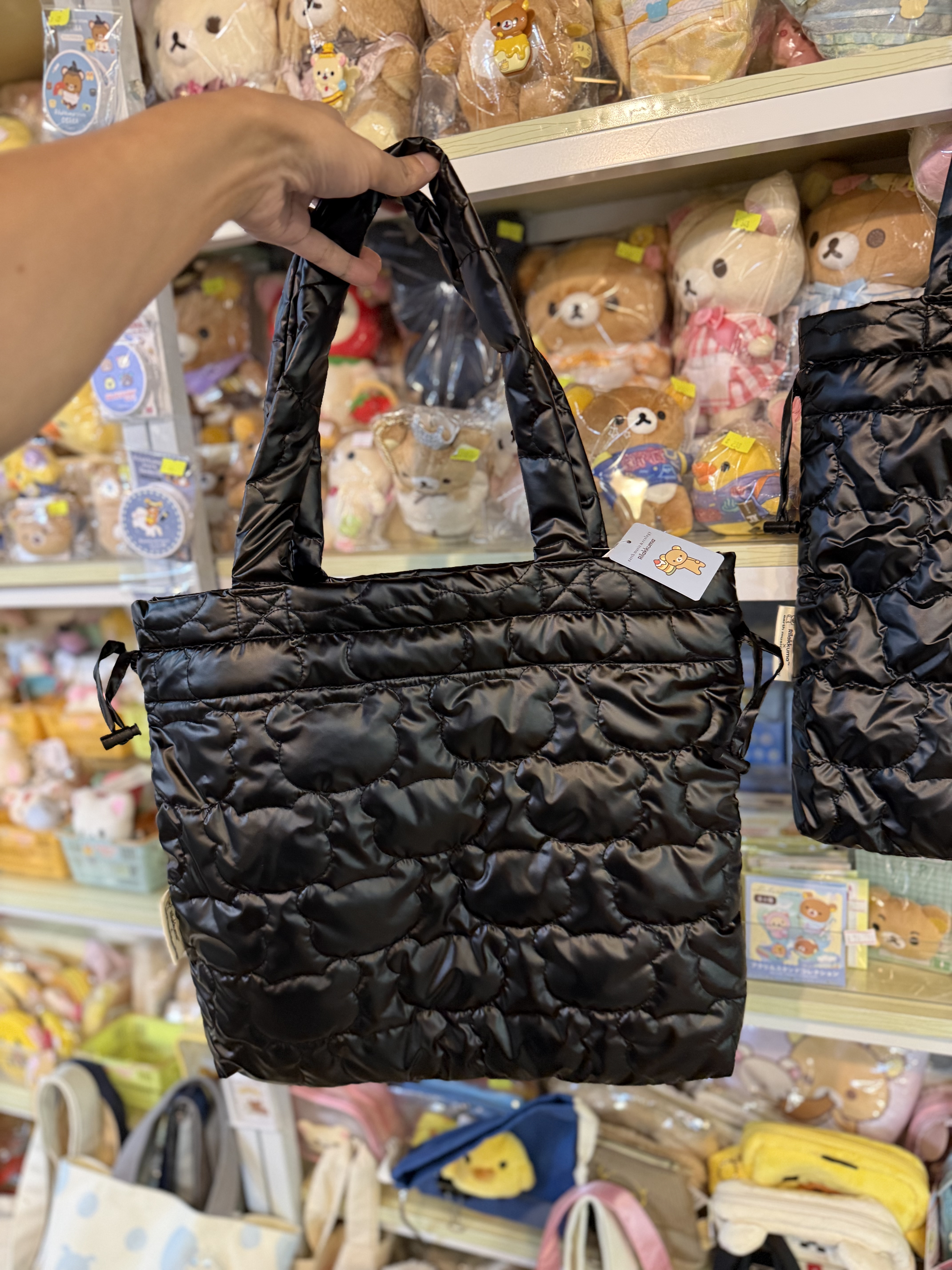 《現貨》全新日本Rilakkuma x earth music&ecology黑色上膊袋