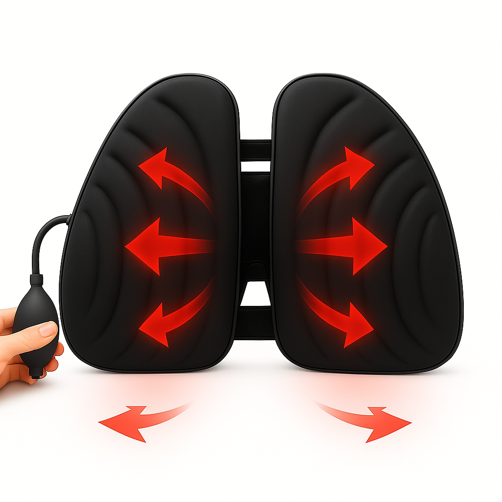 Meds Support雙翼氣囊腰背墊