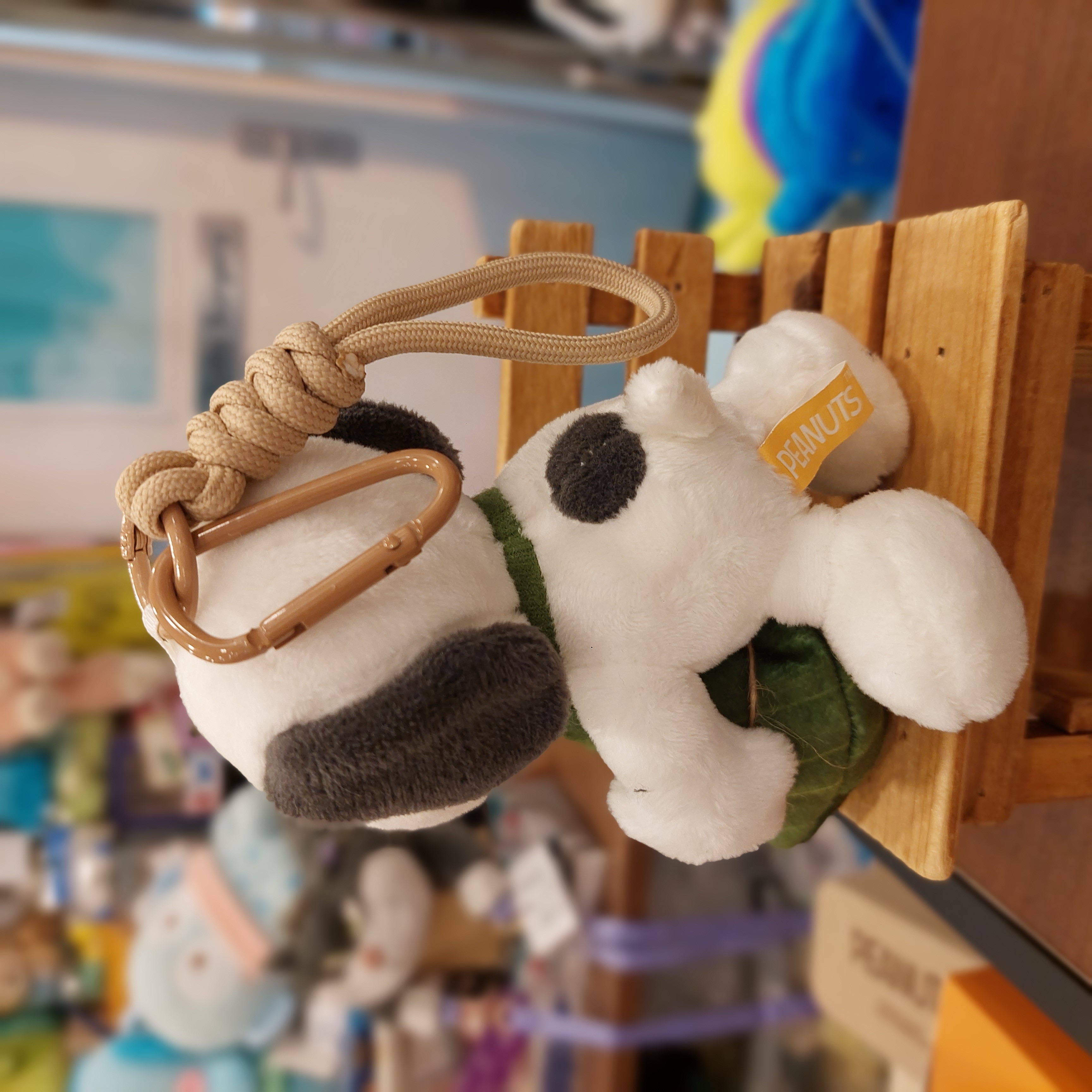 台灣限定 Peanuts Snoopy 史路比  收納公仔環保袋 