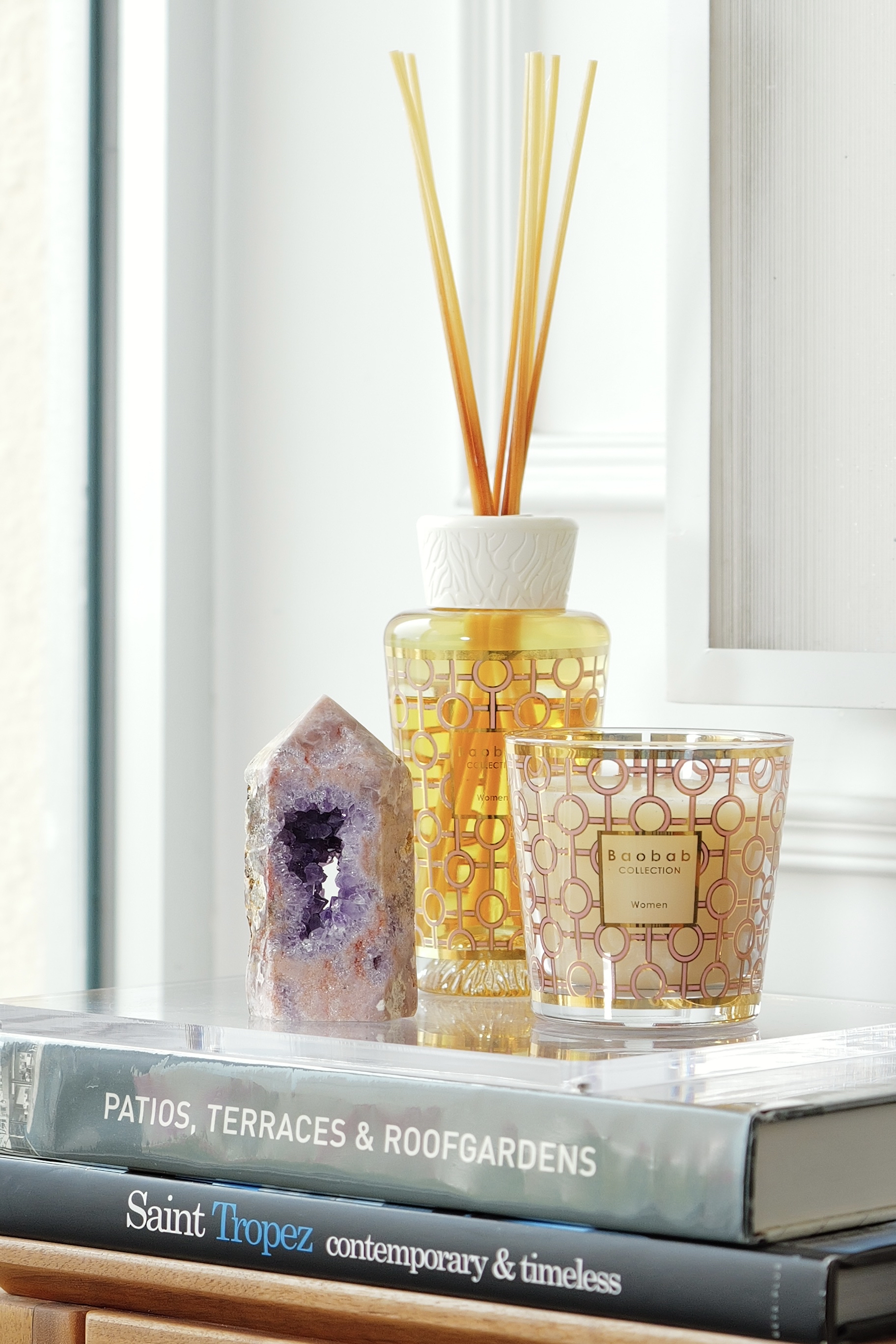 ༒10.2cm粉紅紫水晶 共生紫晶洞 晶牙六角柱༒ PA.6808C30GMm8-RA22*9js