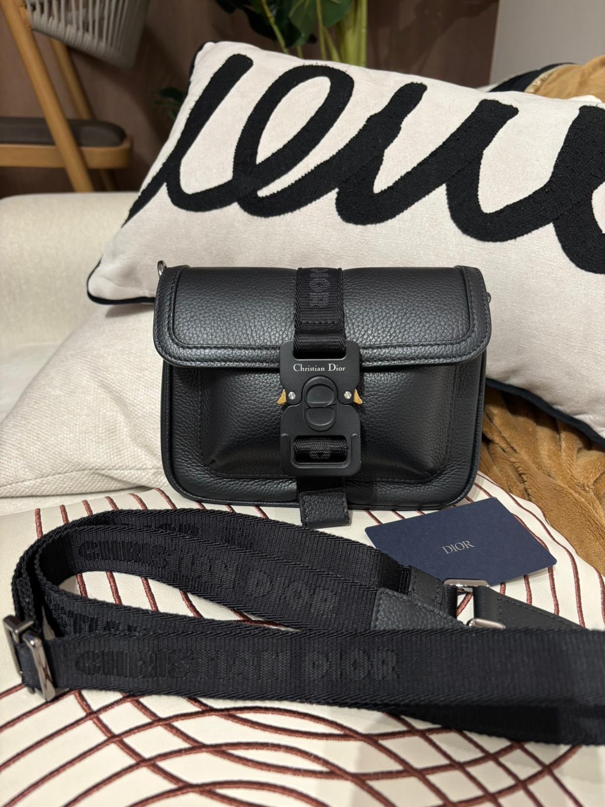 Dior Gallop mini Shoulder Bag Grained calfskin 100%Authentic, 98%New ✅Dust bag ✅Box