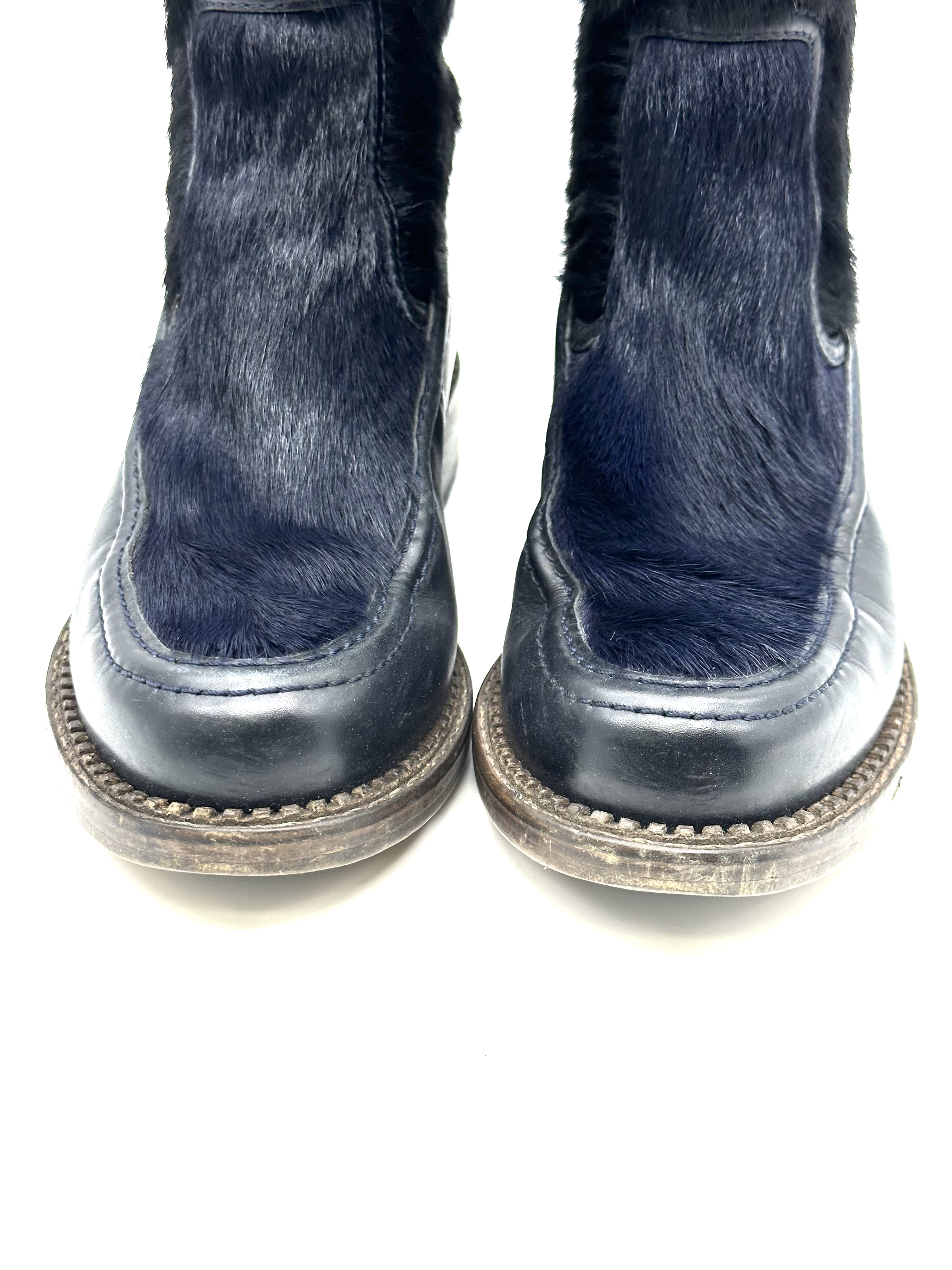 Pre-Owned Chanel Pony-style calfskin riding boots / Product Code:  26040409