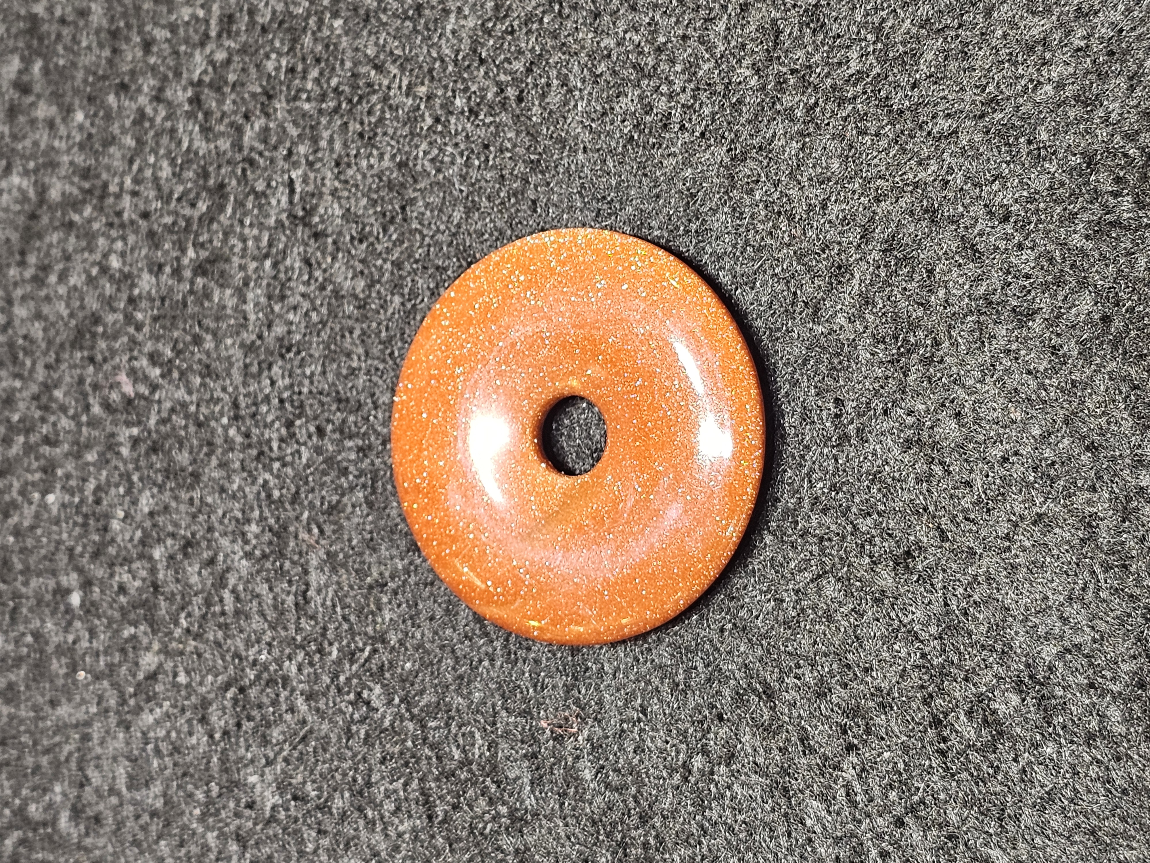 金沙石平安扣吊咀