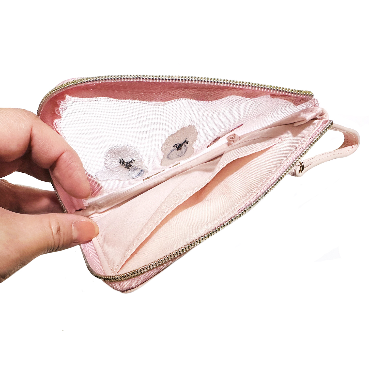 現貨｜日本 Q-LiA 狗狗 刺繡 伸縮帶 卡套 / 散紙包 小袋 (09560)