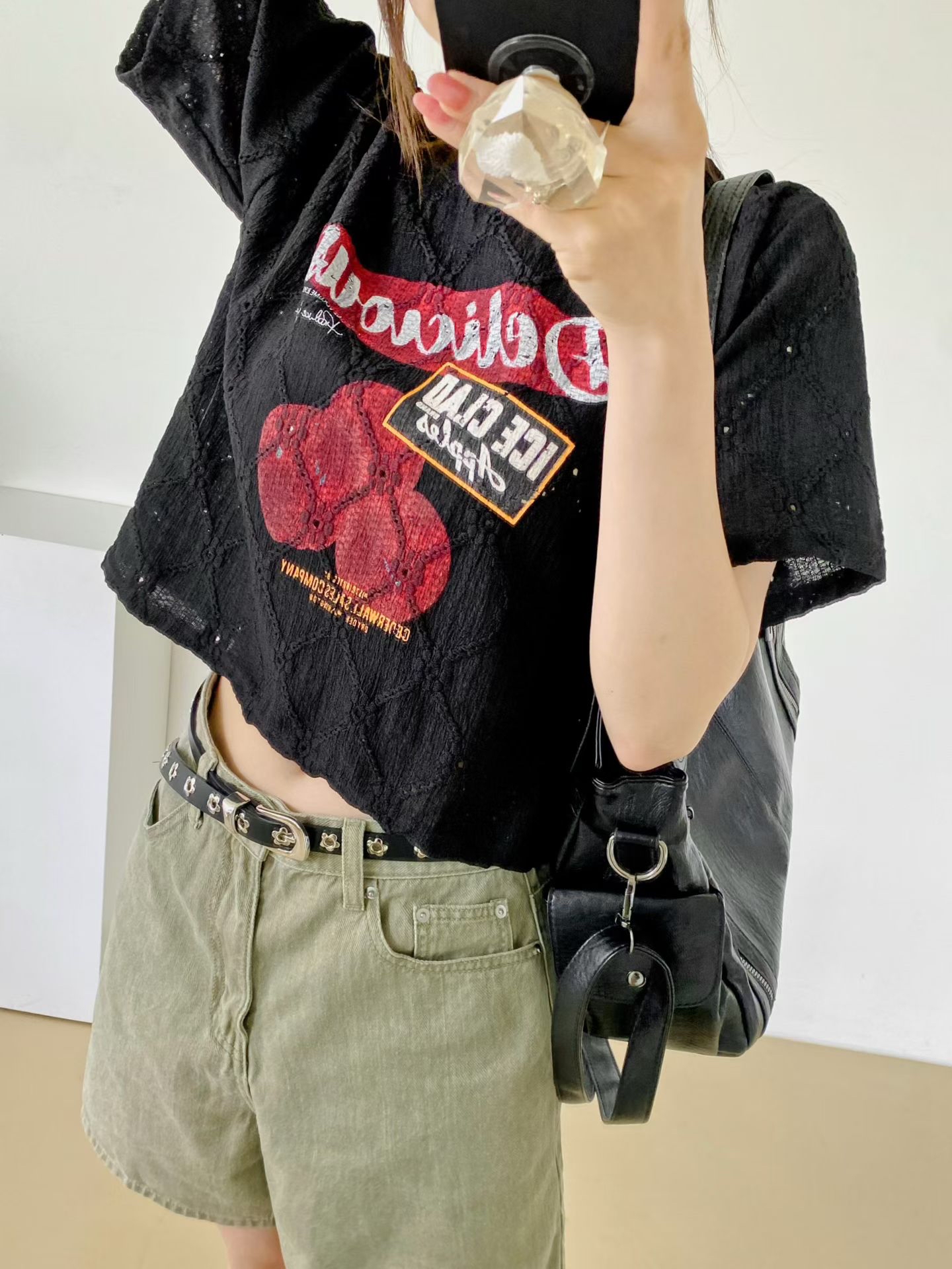 NB18 蘋果通花短Top 
