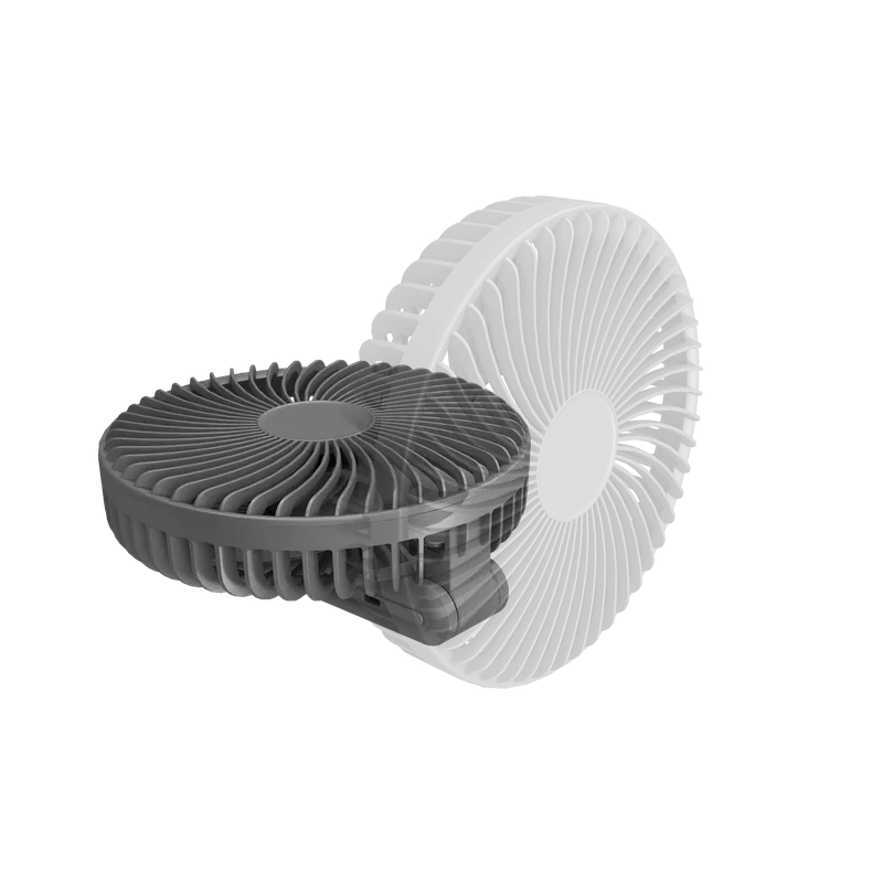 ego - HyFlow 16CM&摺疊風扇 充電式無線便攜風扇｜手提風扇 | LED顯示 | 35分貝靜音 | 180度角度調較