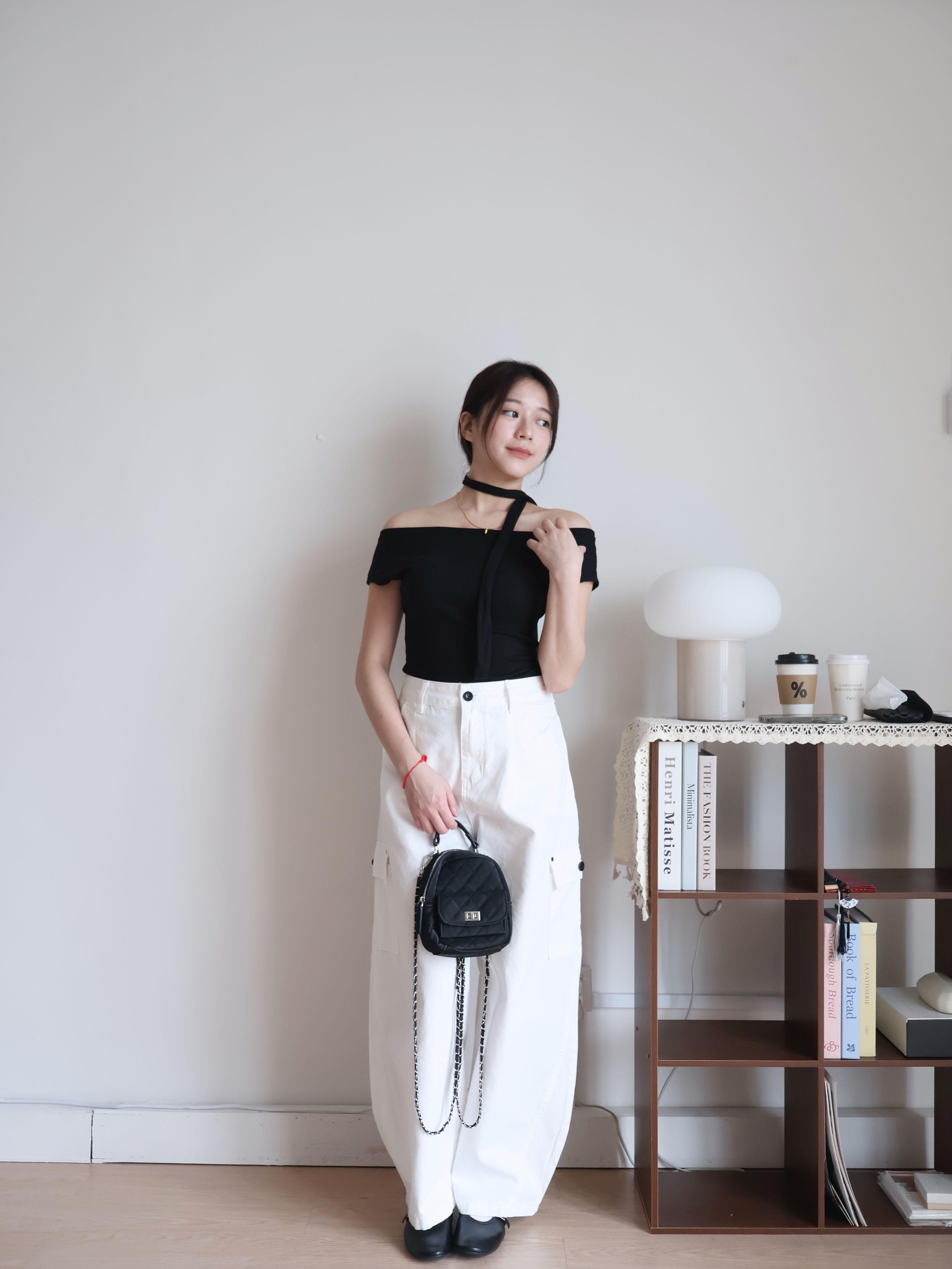 Hazel Cropped Top | Black