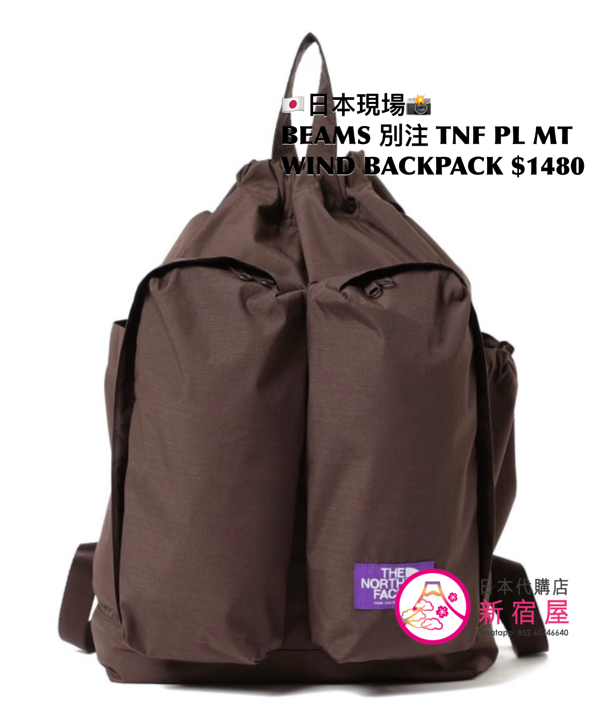 BEAMS 別注 THE NORTH FACE PURPLE LABEL MOUNTAIN WIND BACKPACK