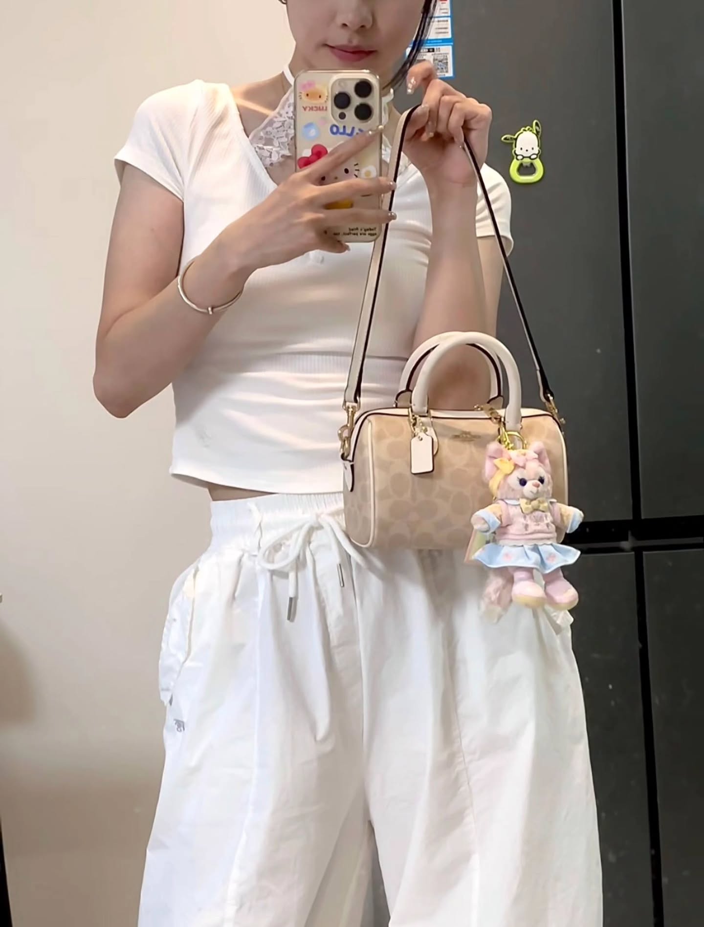 🇯🇵Coach Mini Rowan香草白