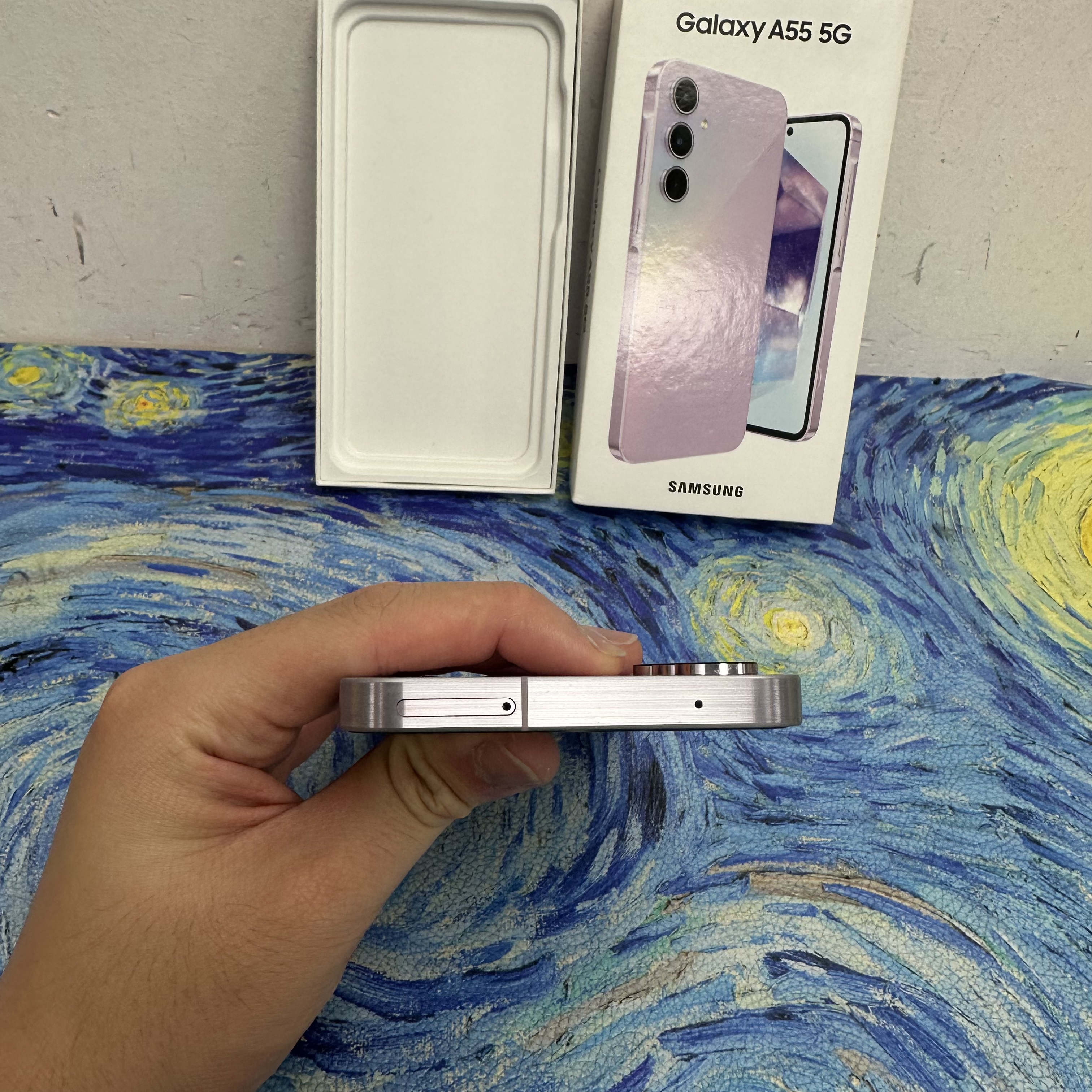 *6161 Galaxy A55 完美機 12+256GB 粉紫色 purple pink