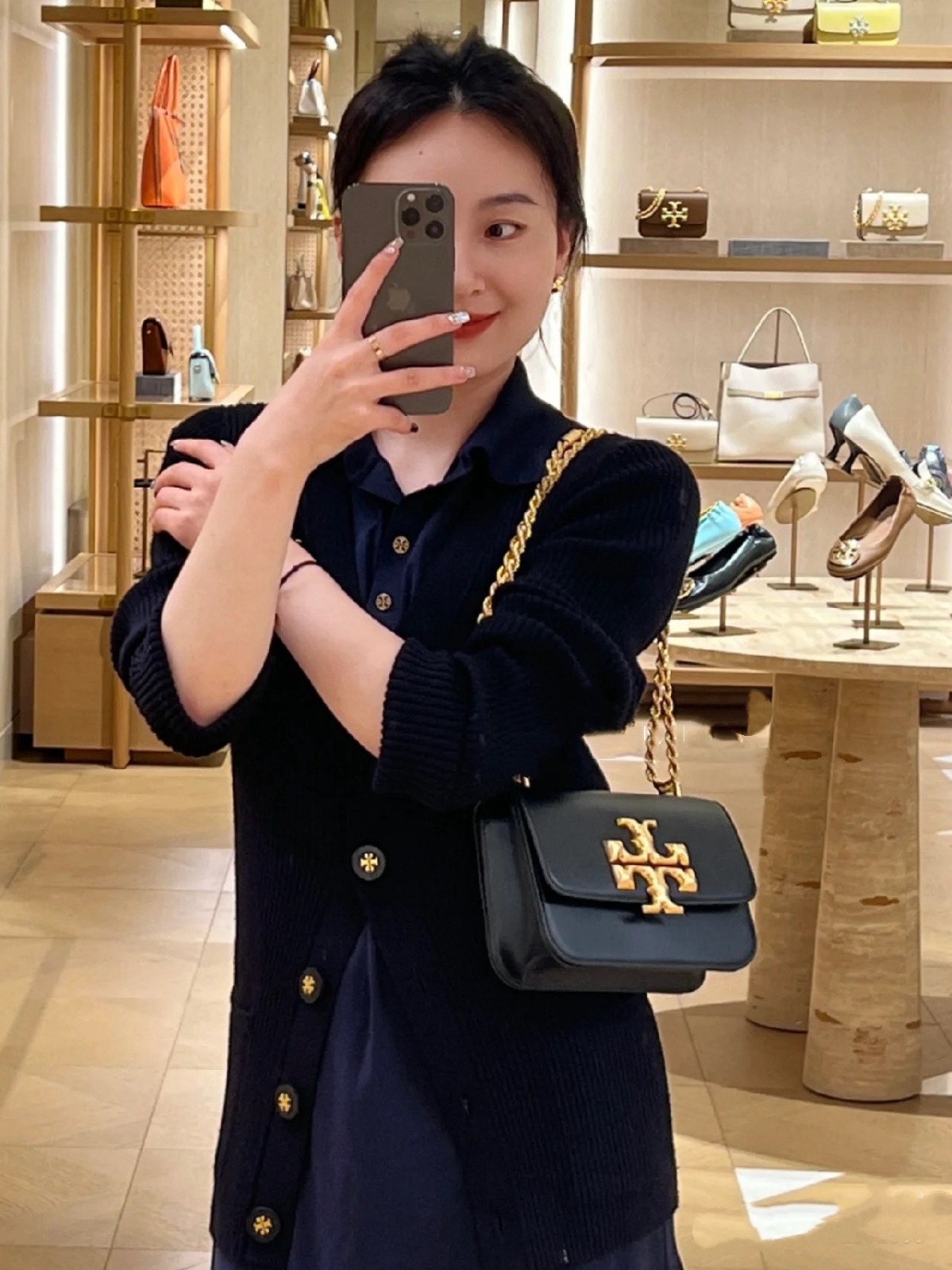Tory burch eleanor samll convertible shouldet bag🥰🥰🥰