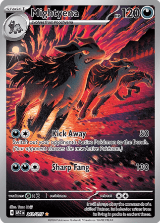 Pokemon TCG Mega Evolution—Ascended Heroes - Mightyena-243/217