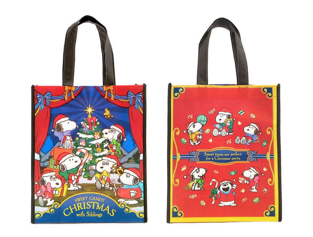 🌸 【預訂】Shopping Bag - Snoopy Christmas 2026"SWEET CANDY CHRISTMAS with Siblings"