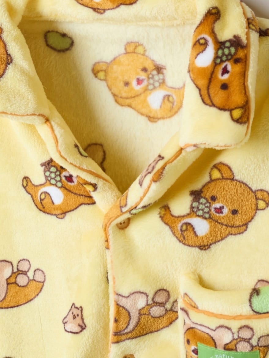 《預訂貨品》全新韓國spao 限定 Rilakkuma長袖冬天睡衣套裝