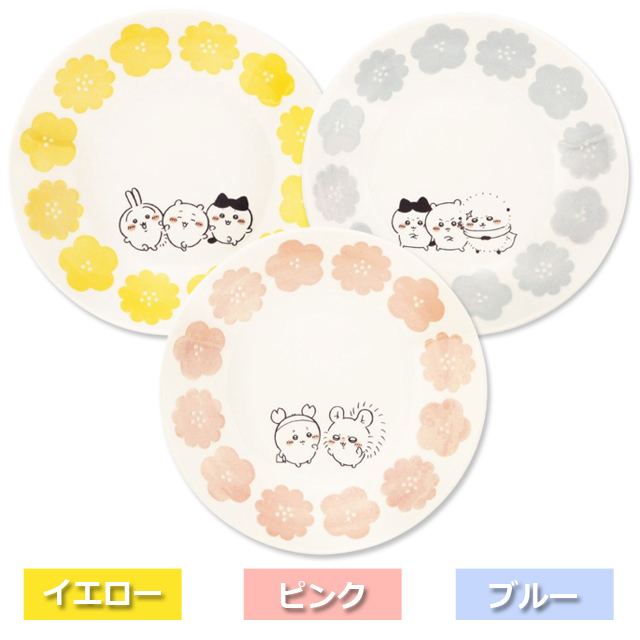 日本製 Chiikawa 幸福花 陶瓷餐盤 22cm