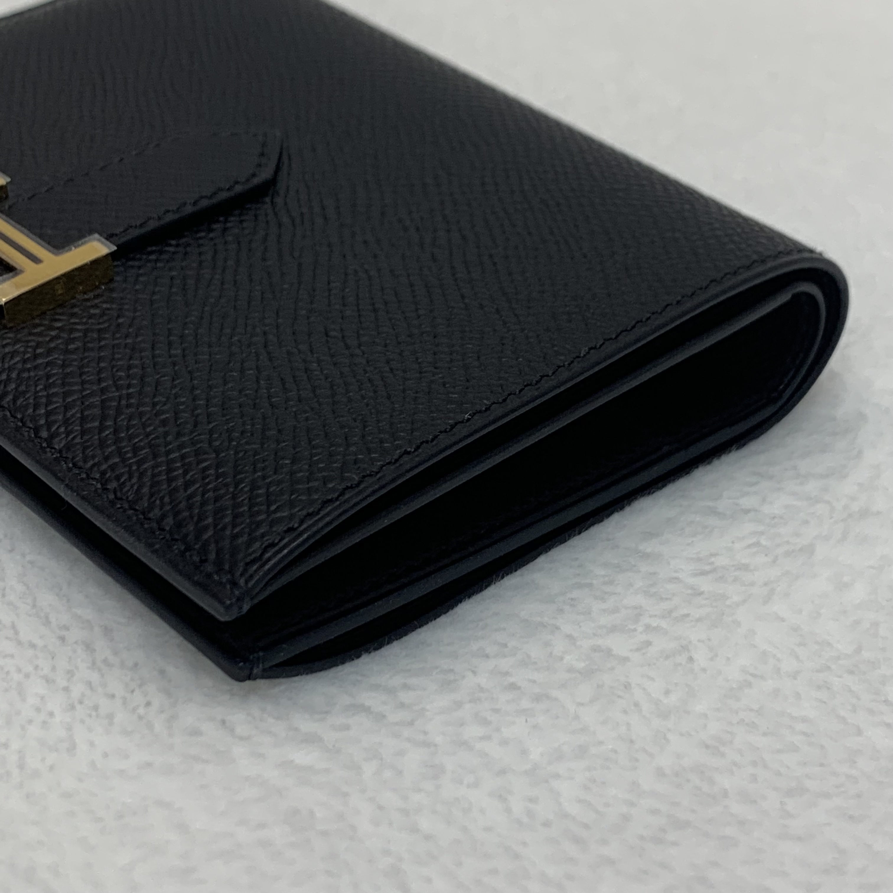 全新有膜Hermes bearn compact wallet