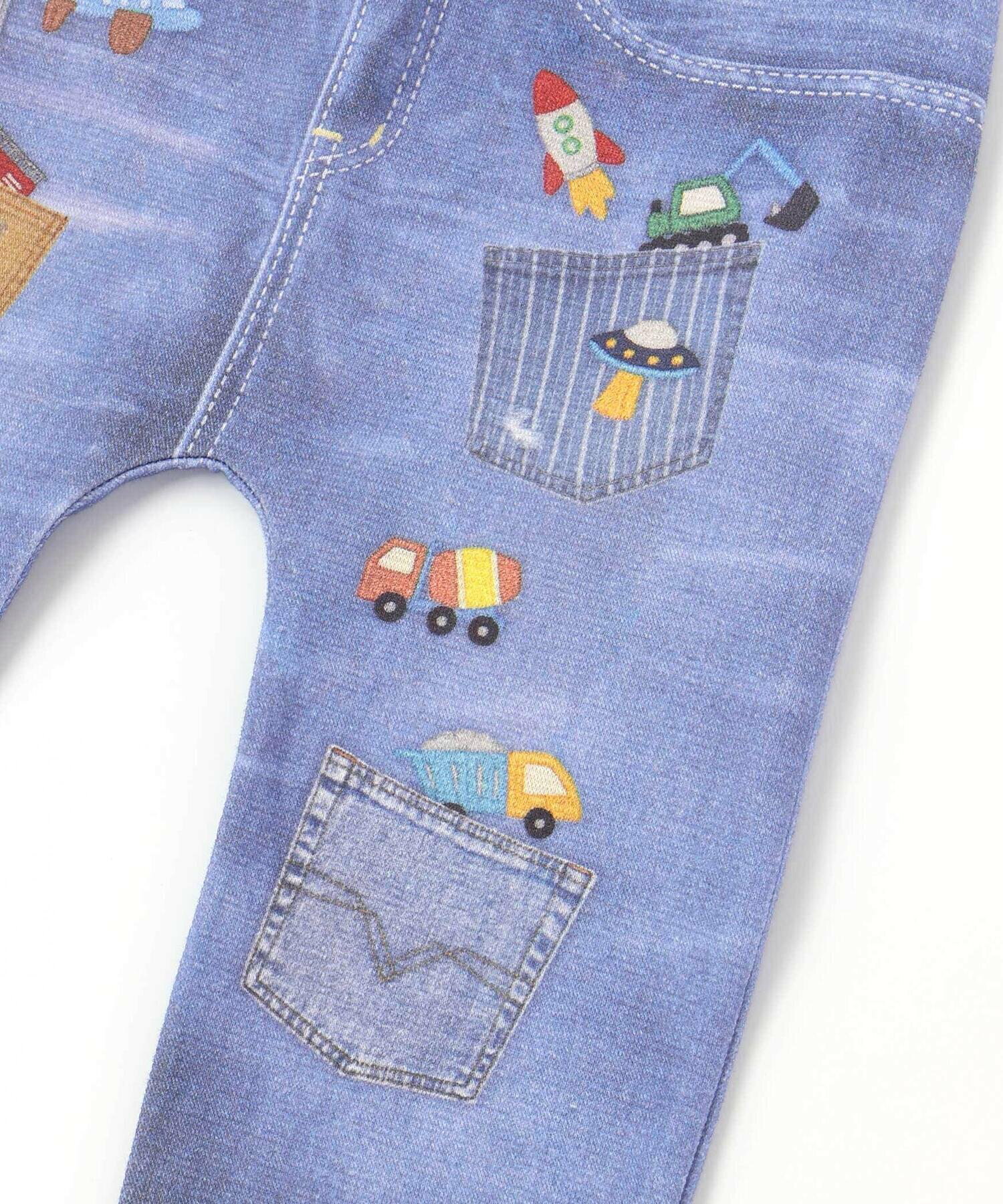 🆕【⭐訂購⭐】🇯🇵日本直送🌀米蘭羅紋 印花 牛仔8分褲［3款選］🌀 [ELBA-0179][260308]