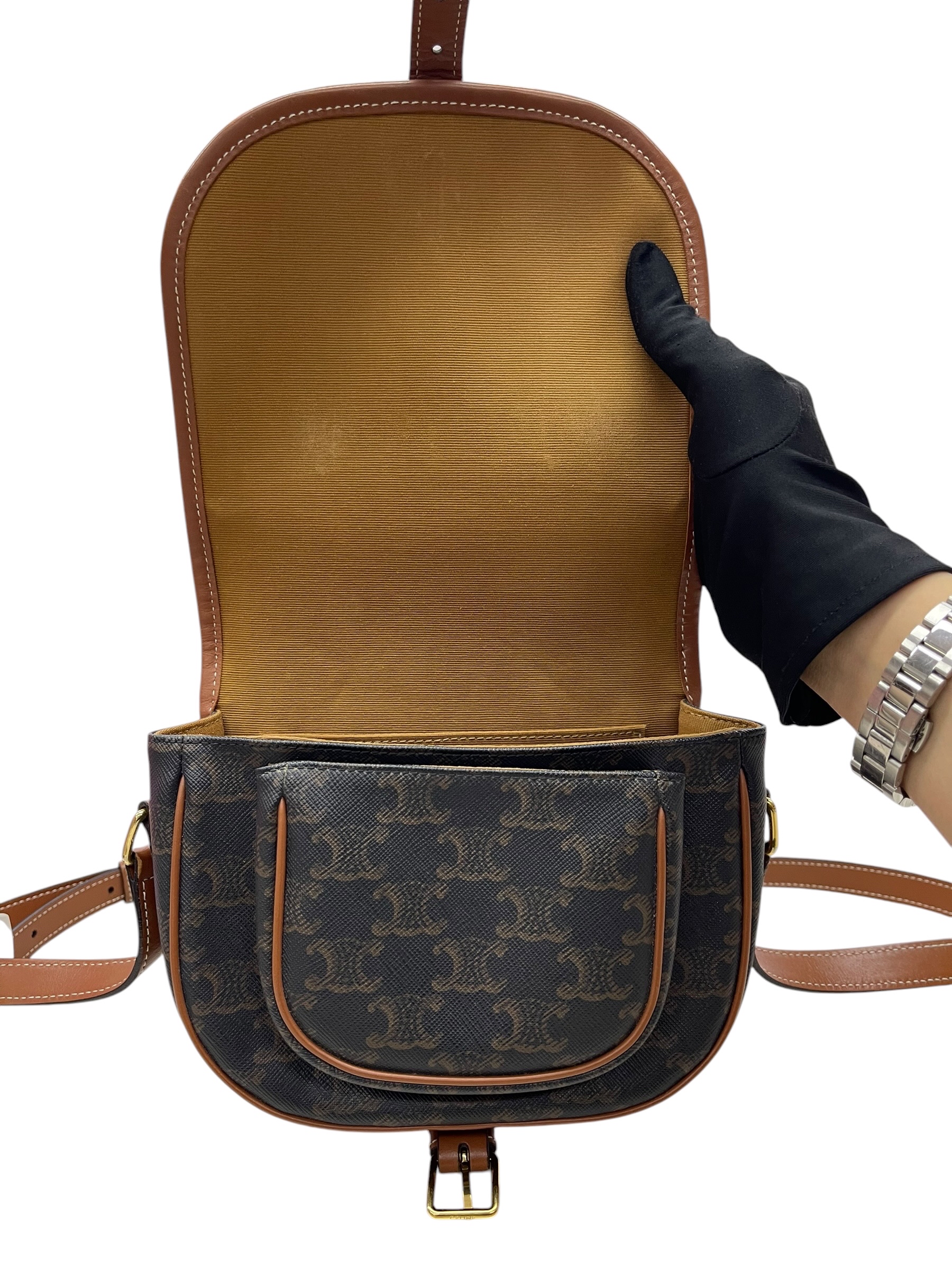 Pre-Owned CELINE Triomphe Folco / Product Code: 072601