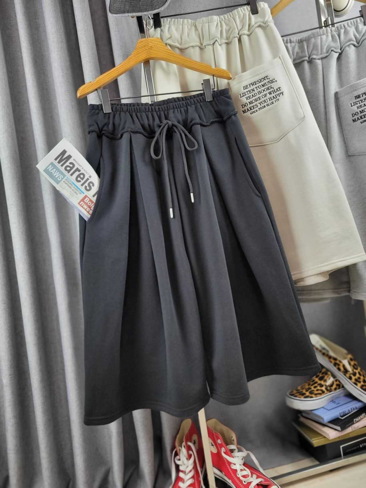 🏀【美式休閒】字母印花寬鬆五分褲