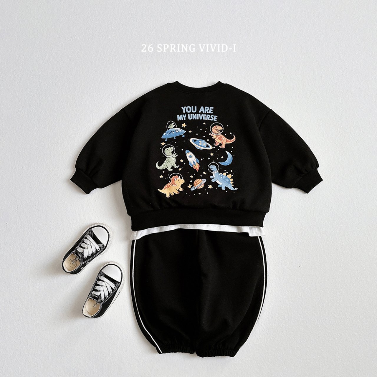 🌸預訂 韓國直送🌸🇰🇷VIVIDI兩色條紋寬鬆束腳運動褲