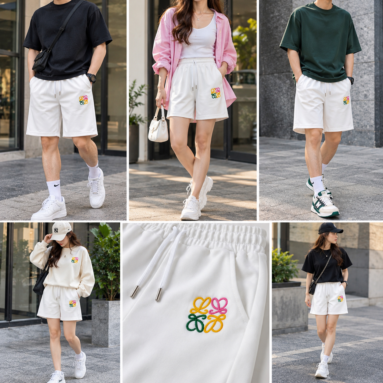 23505 WHITE PANTS LW 裤子 白色 (250)