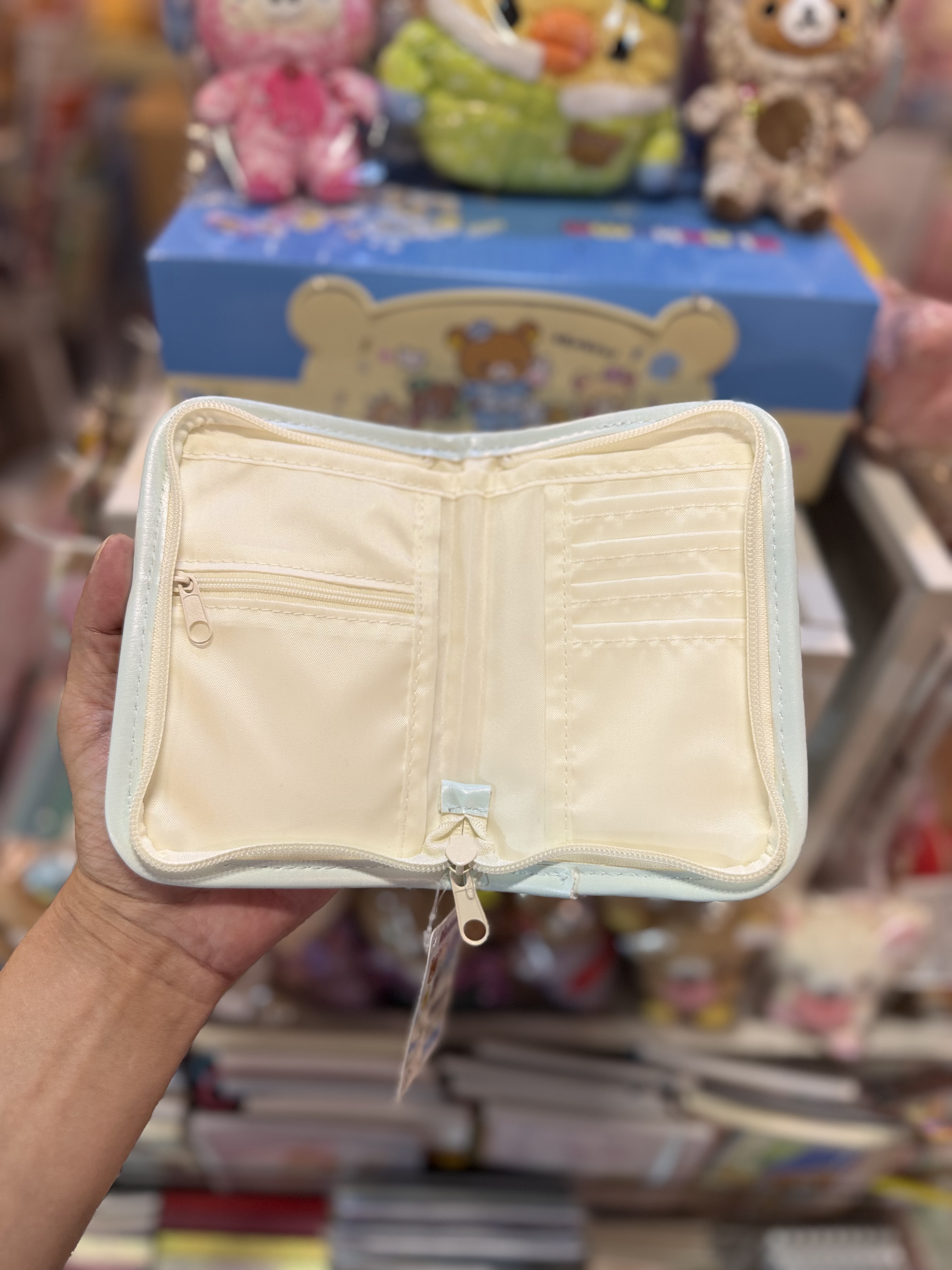 《現貨》全新Rilakkuma瓦瓦貓系列旅行用收納袋