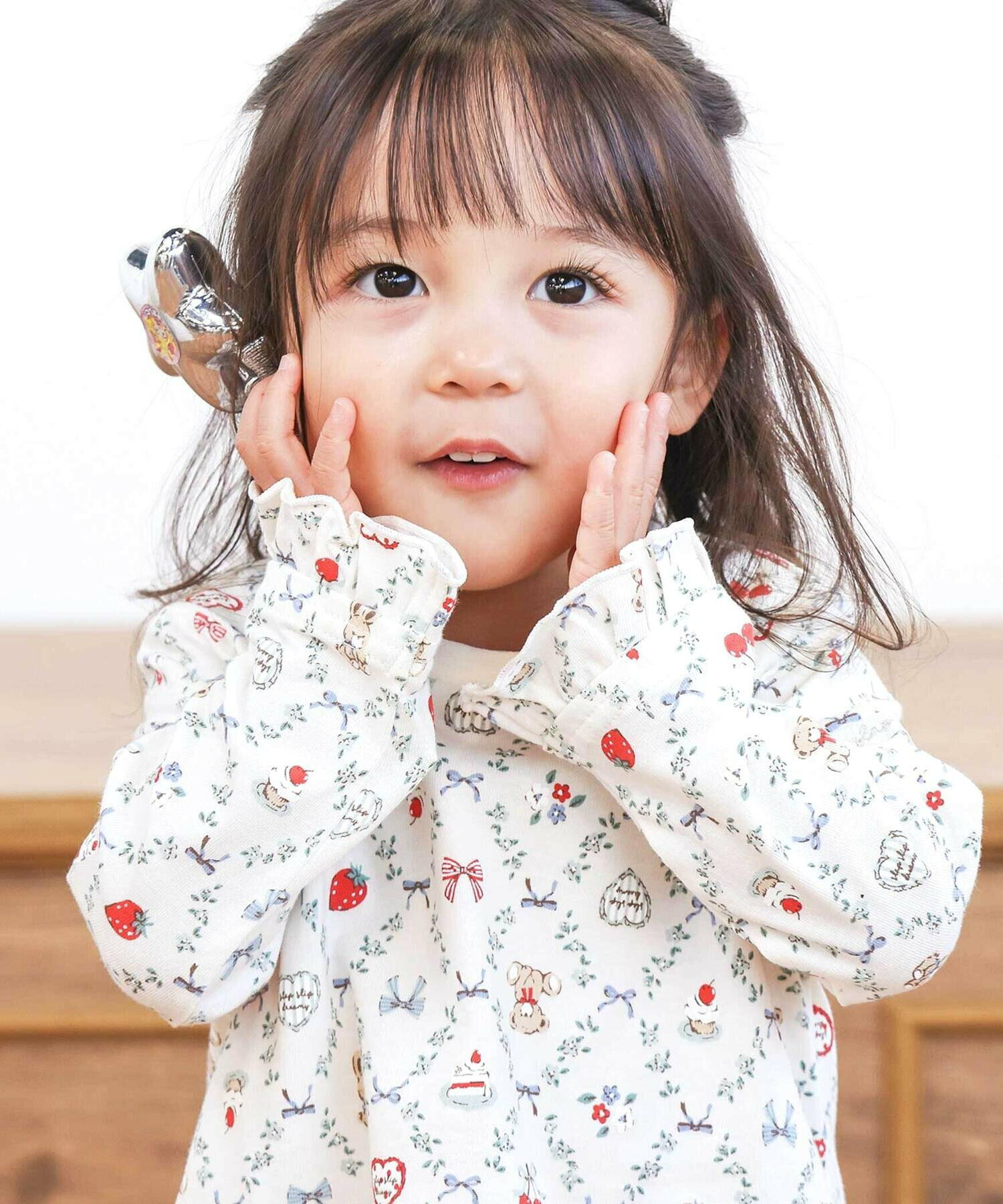 🆕【⭐訂購⭐】🇯🇵日本直送🌀SLAPSLIP 防污加工 有機棉 女童長袖Tee［8款選］🌀 [ELBA-0177][260305]