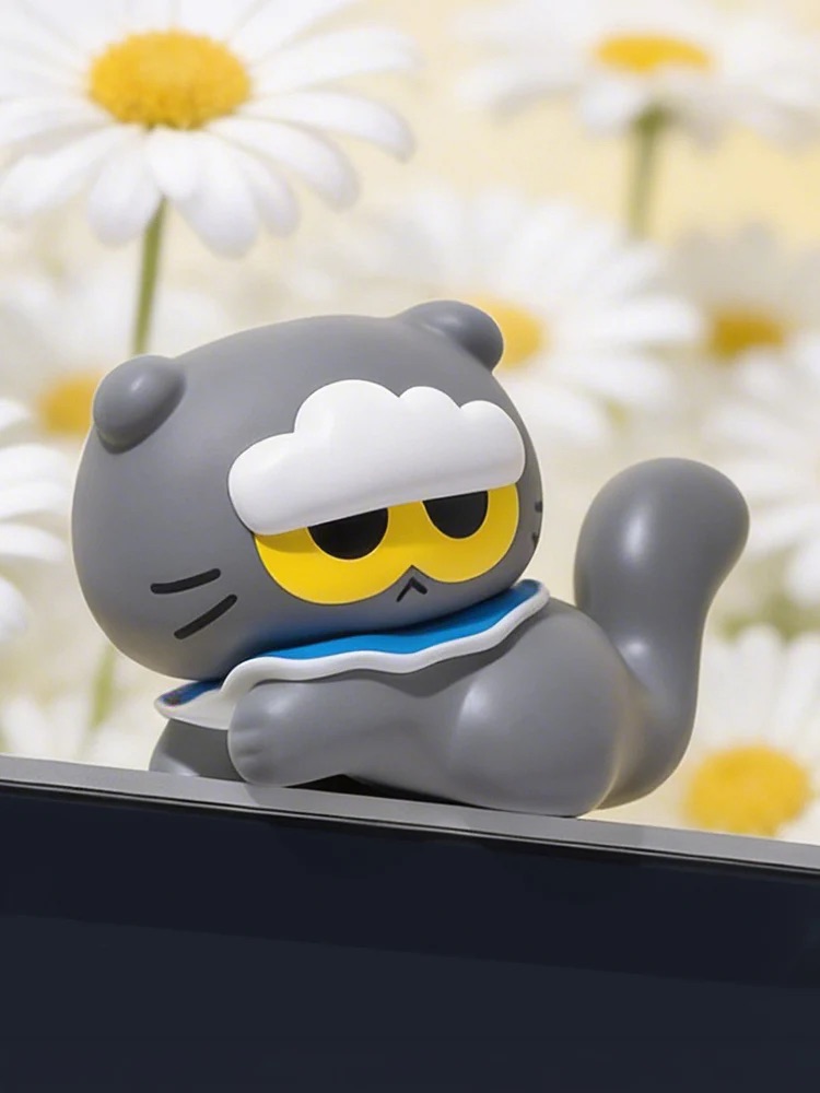 📦訂購 韓國代購 ZO&FRIENDS ZOA MONITOR FIGURINE 灰貓擺設公仔