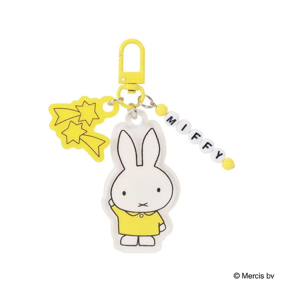 MIFFY 掛件 黃色 舉手