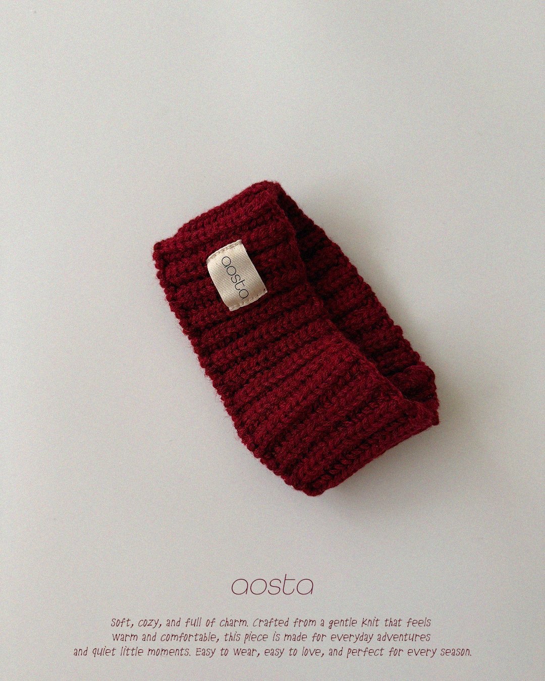 Aosta | [Knit Cookie Headband]ACC