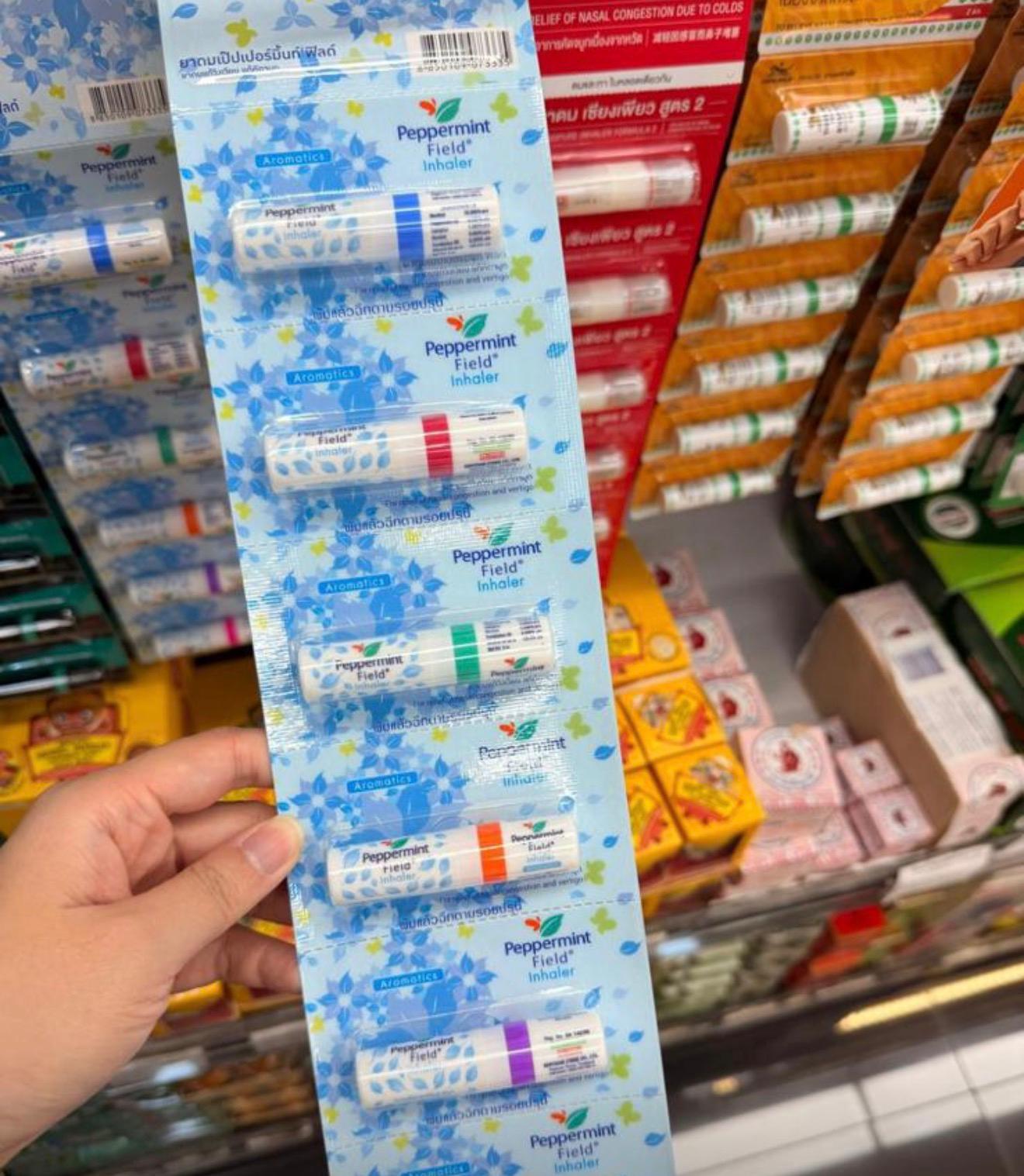 Peppermint薄荷花香鼻痛6支