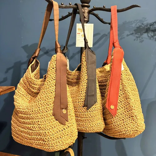 日本🗾品牌Cachecache紙質面料精心花紋編織而成的自然包包🪢🪢