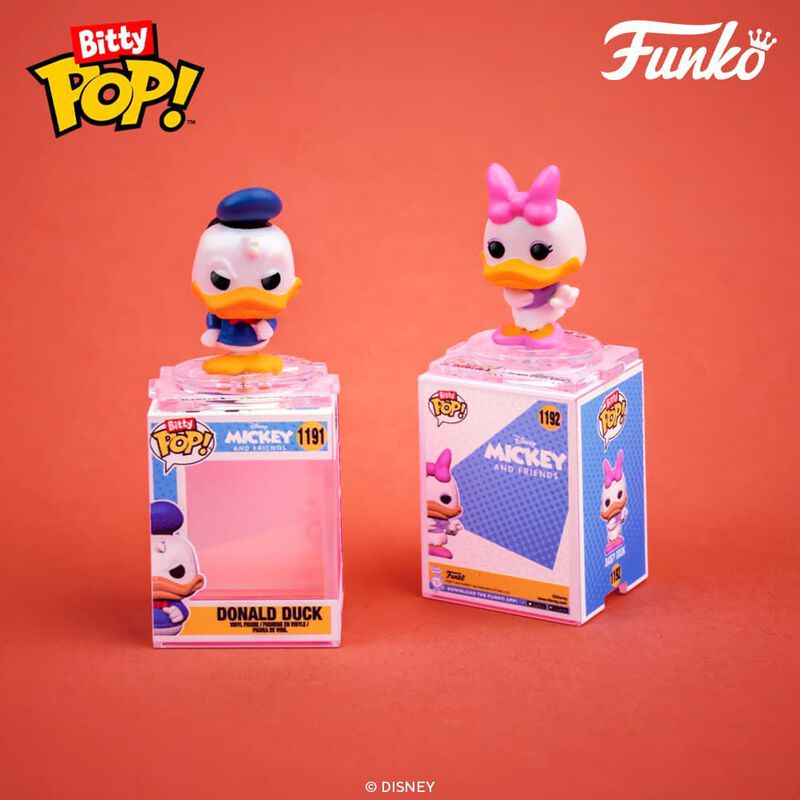 📦訂購 美國代購 Bitty Pop! Donald & Daisy Duck 2-Pack Figure 唐老鴨 & 黛絲 模型