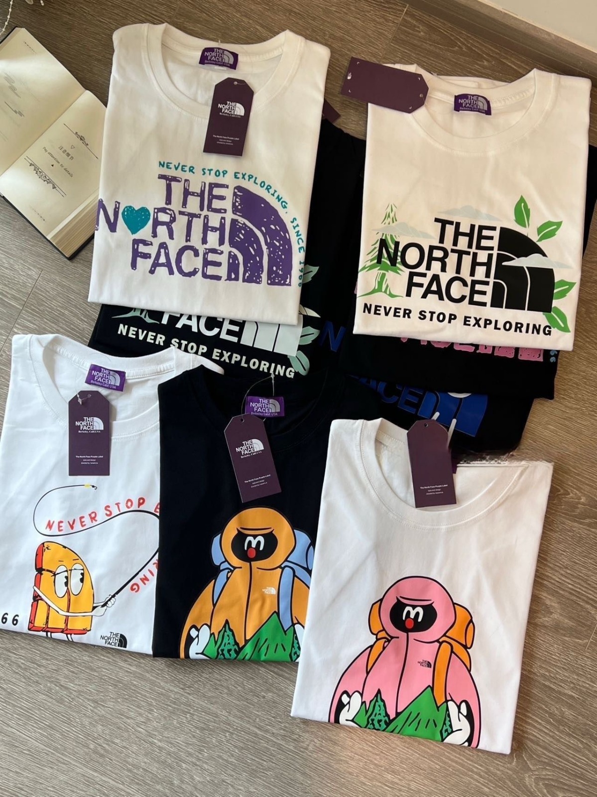 共有20款(隨機)S-4XL碼**2條$155**🔆TNF福袋Tee🔆