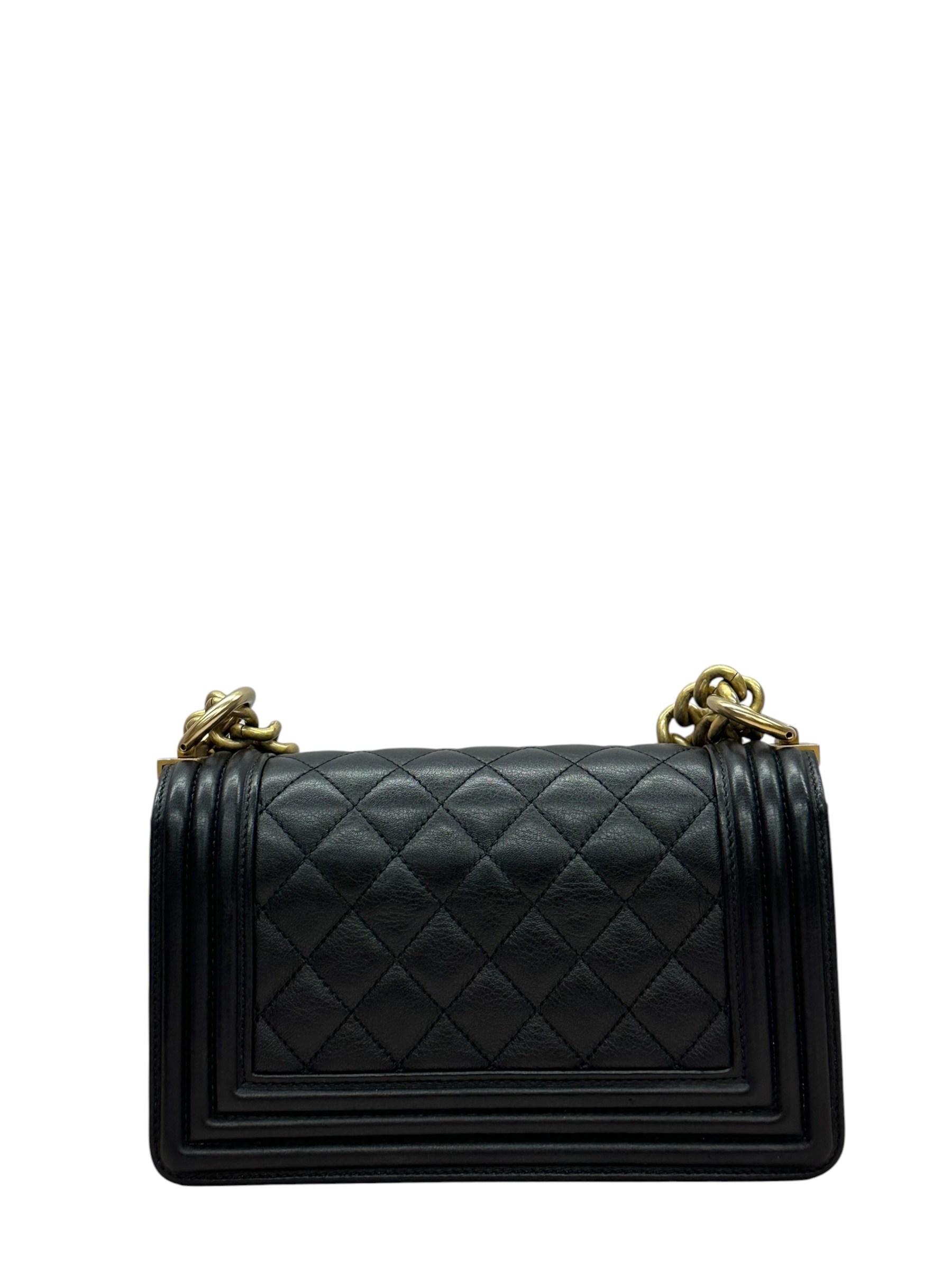 Pre-owned Chanel Boy 20 Flap Bag 牛皮 / Product Code: 082101