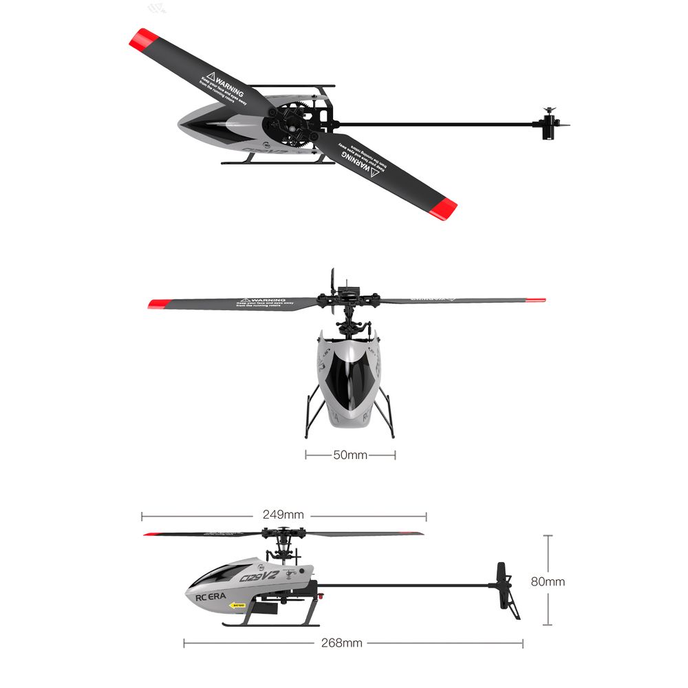 Remote Helicopter Rcxperts C129 V2 Rc Era Helicopter, 4CH