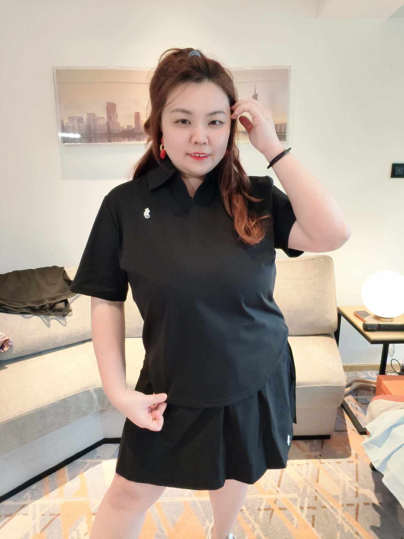 YCI03 1002 有领POLO V领套装