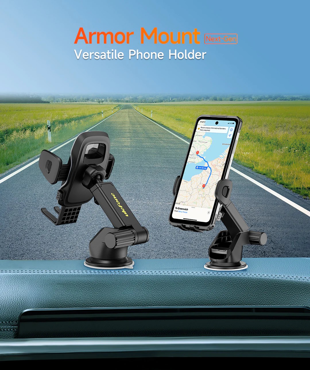 Ulefone Armor Mount Next-Gen Versatile Phone Holder 吸盤式車用手機支架 二代