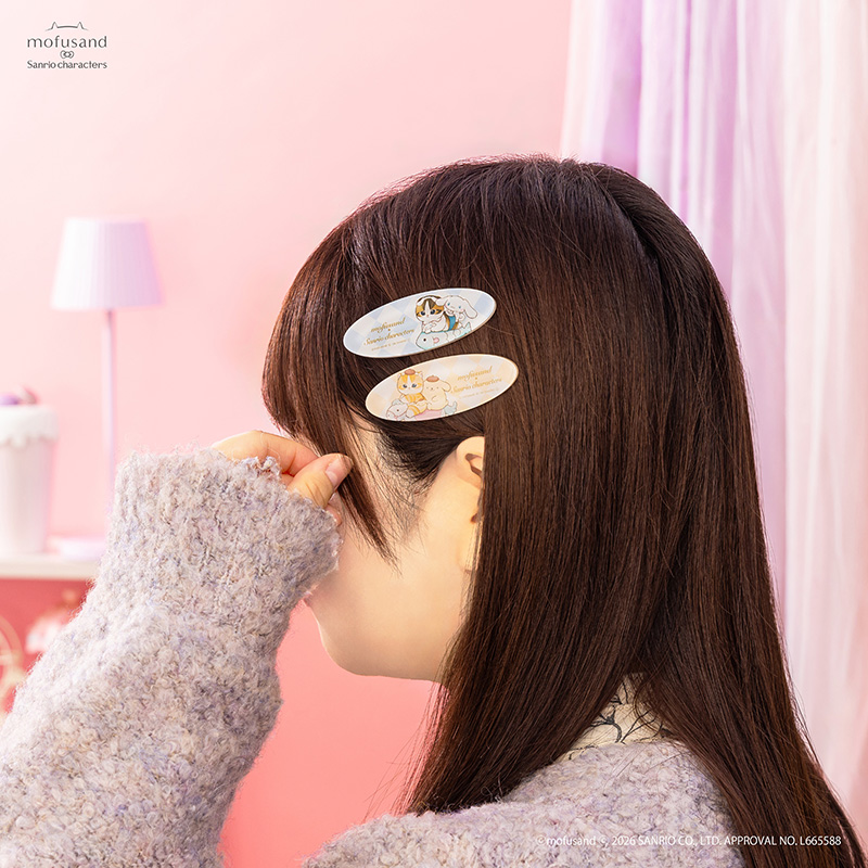 日本預訂📍Mofusand貓貓 x Sanrio系列第三彈 - 髮夾套裝 17/4日本開售