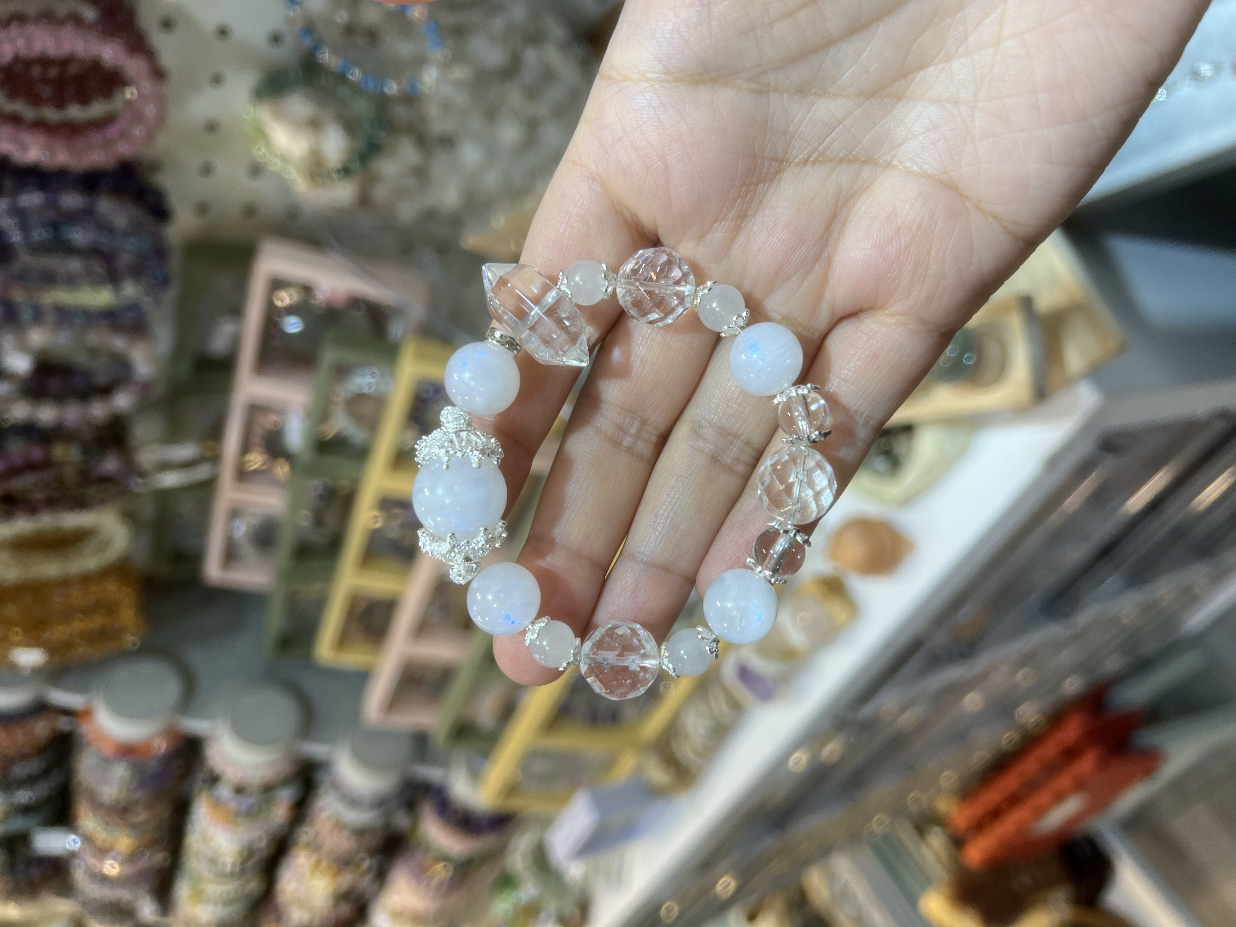 藍月光+白水晶DIY