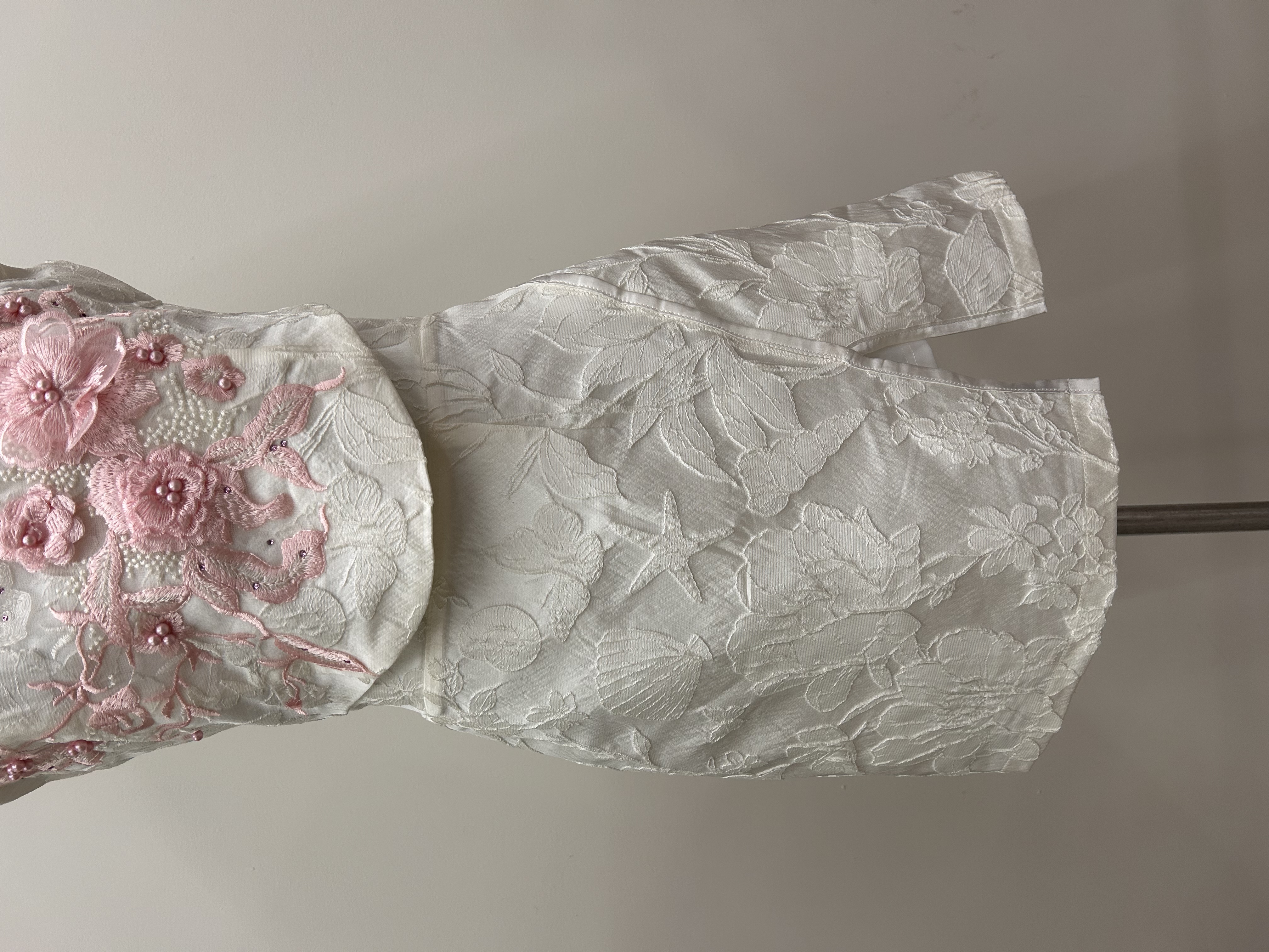 584.WB Lace Sleeveless Top + Skirt