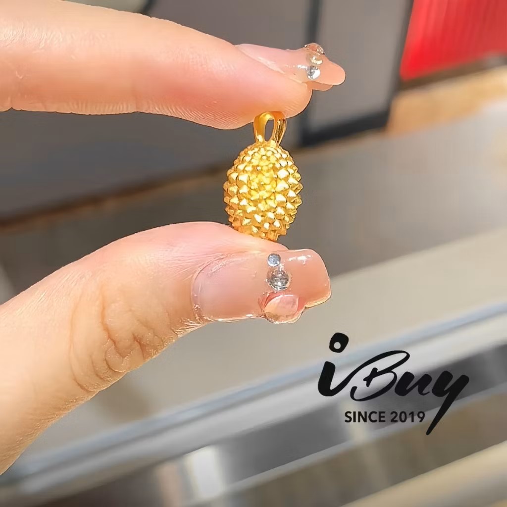999 GOLD MINI DURIAN PENDANT 999 金 迷你榴莲吊坠
